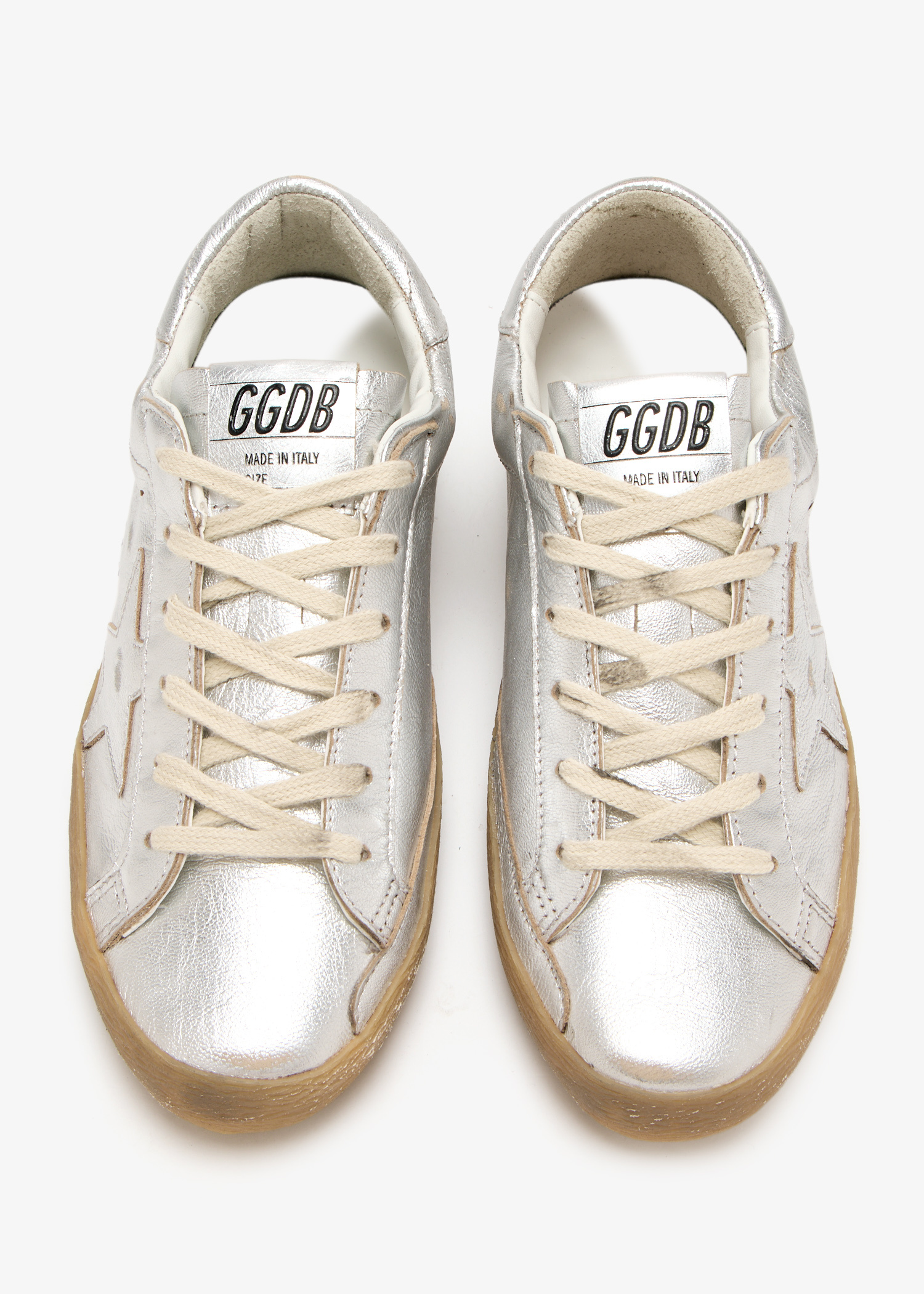 スニーカー GOLDEN  Women Sneakers GWF00101F00747060246 SILVER Silver Super-Star sneakers Golden goose- women - GOLDEN