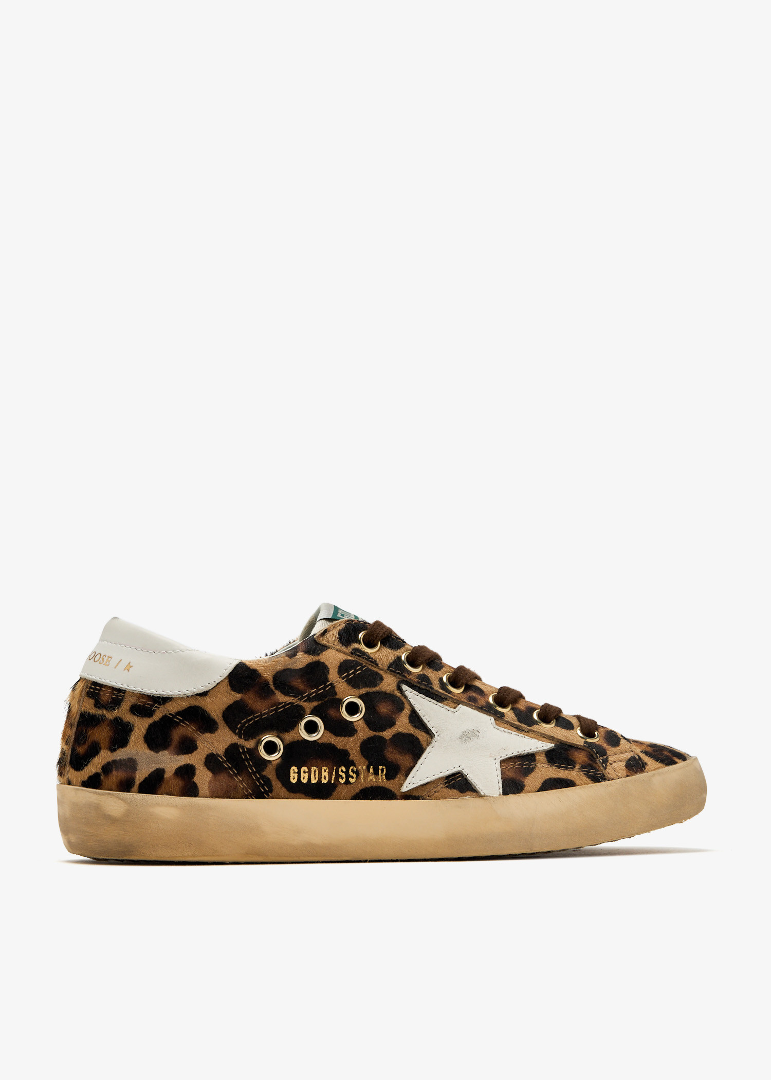 【関税&送料込】Golden  Light Beige Animalier Super-Sta Golden Goose Super-Star LTD sneakers for Women - Animal