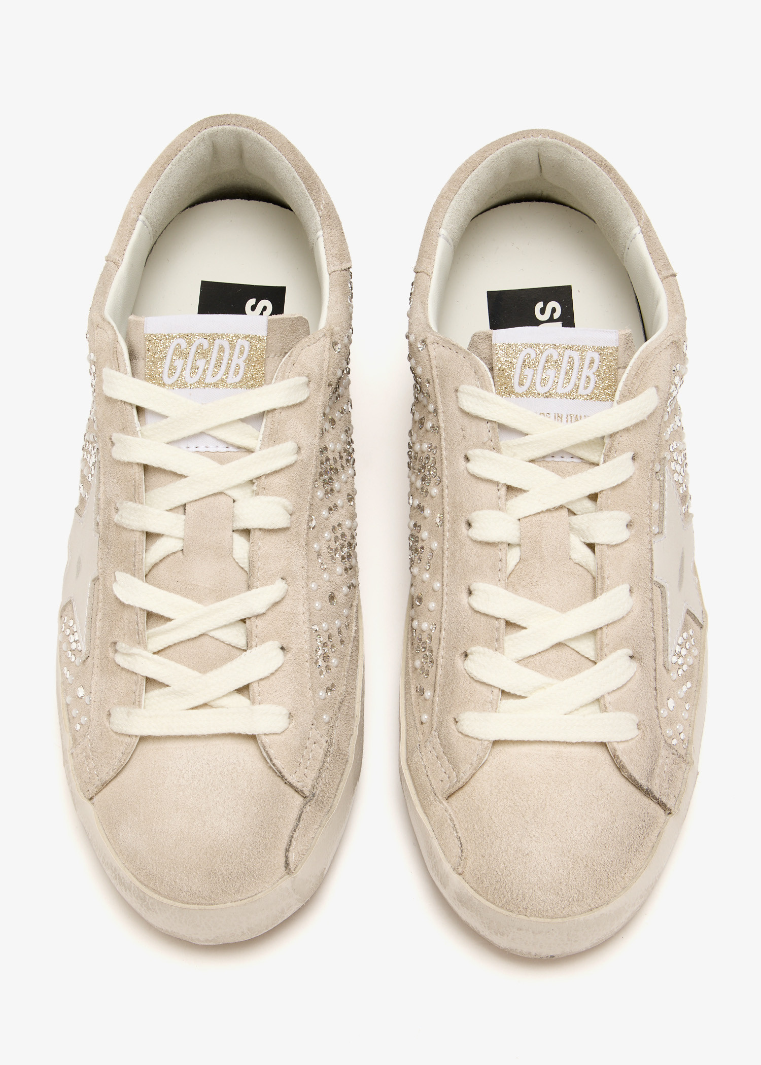 スニーカー GOLDEN  Women Sneakers GWF00118F006833 15711 BEIGE Golden Goose Super Star sneakers for Women - Gold in Qatar