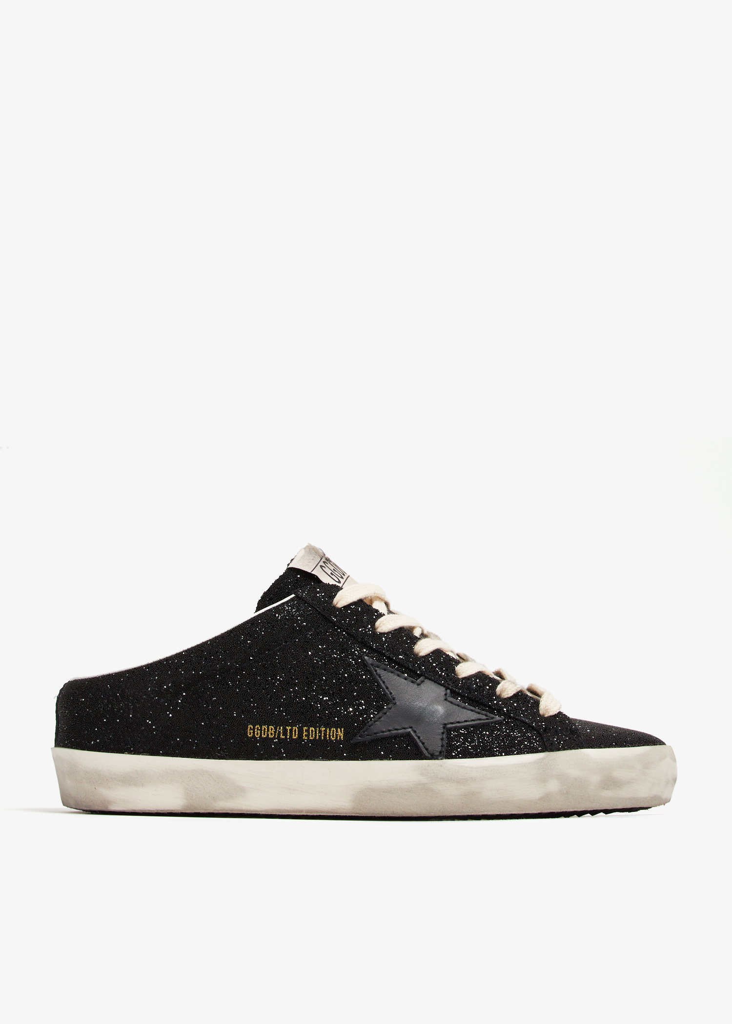 Golden Goose Super-Star sabot sneakers for Women - Black in