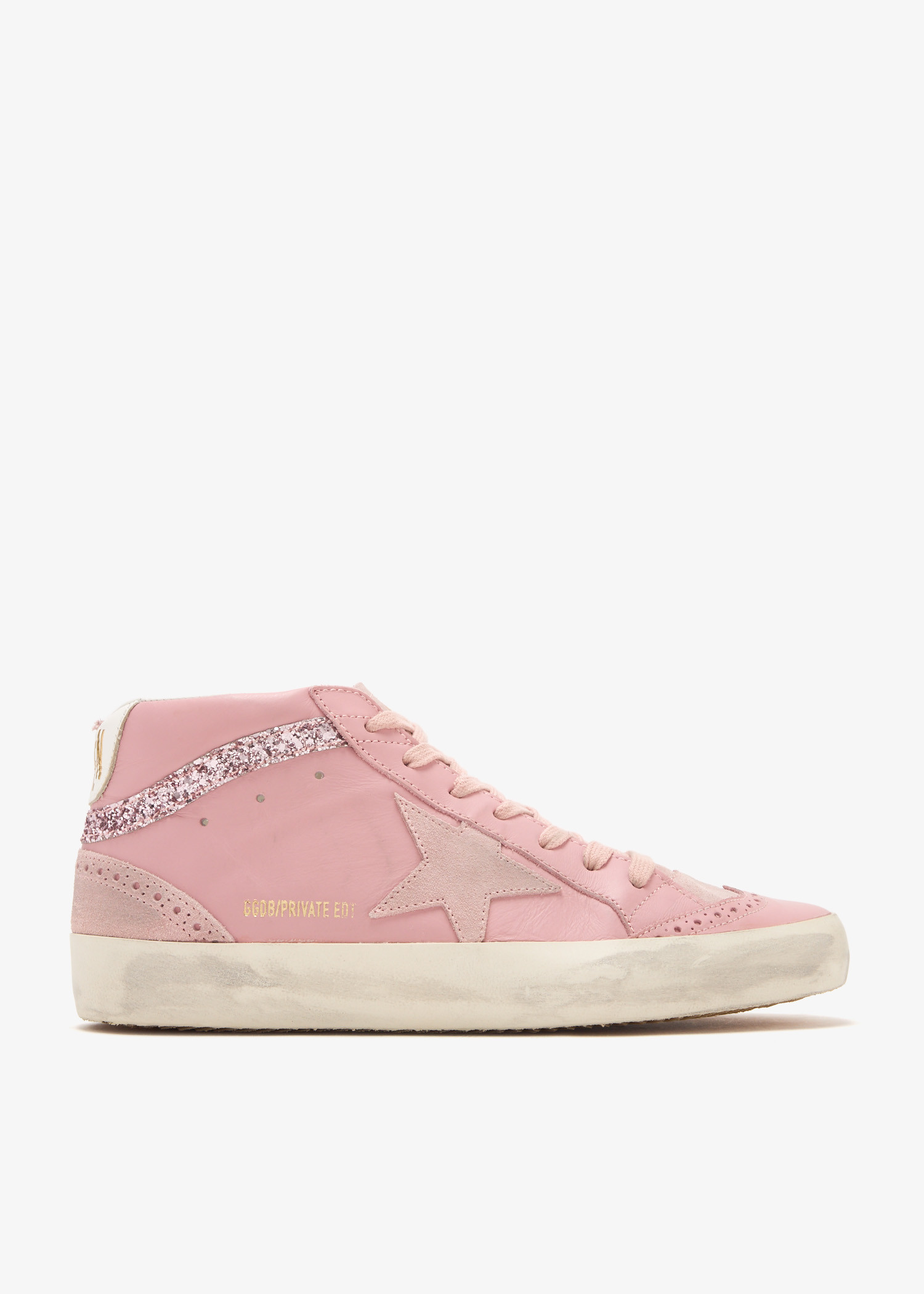 Golden Goose Mid-Star sneakers for Women - Pink in USA Golden Goose Mid-Star sneakers for Women - Pink in USA