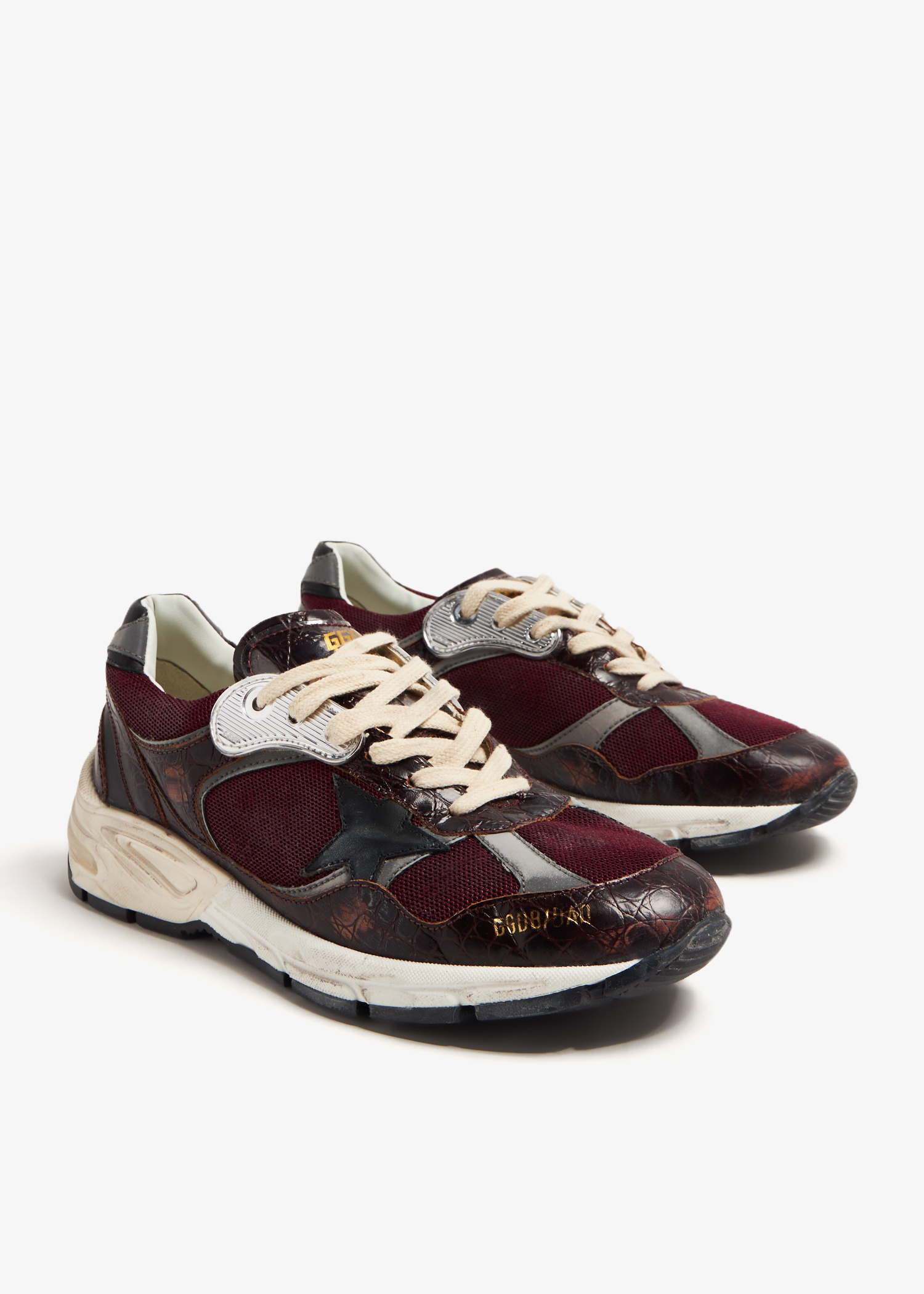 Golden Goose Running Dad sneakers for Women - Burgundy in