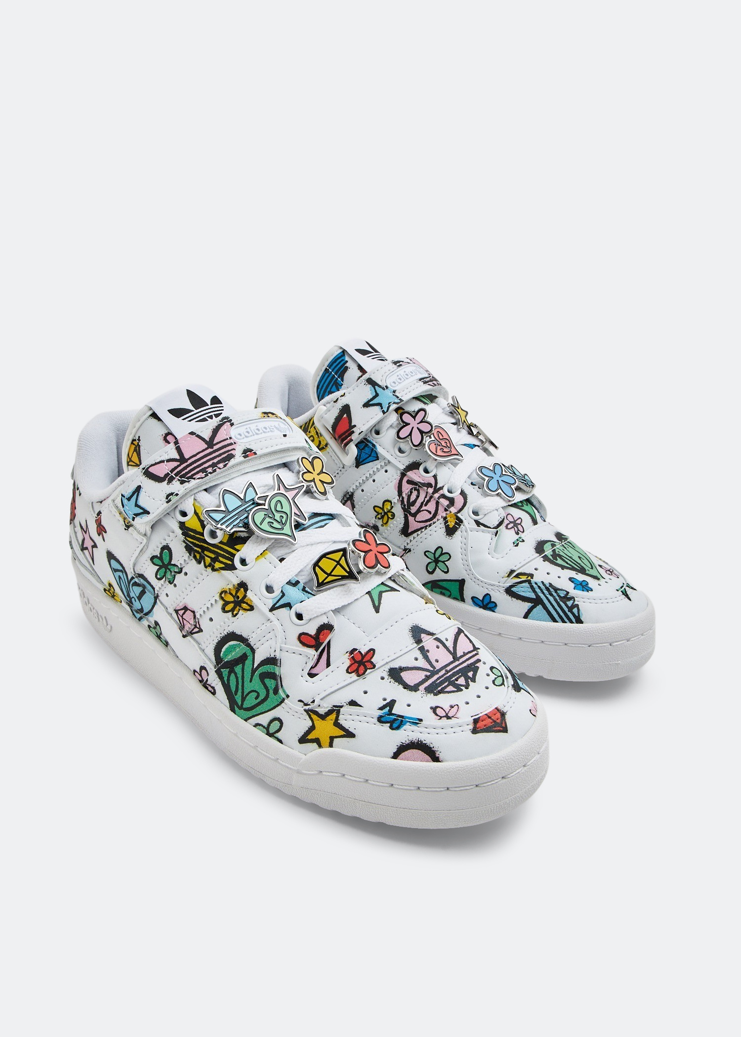 Ｊeremy adidas x Jeremy Scott Forum 84 Low Mono sneakers for Men - White