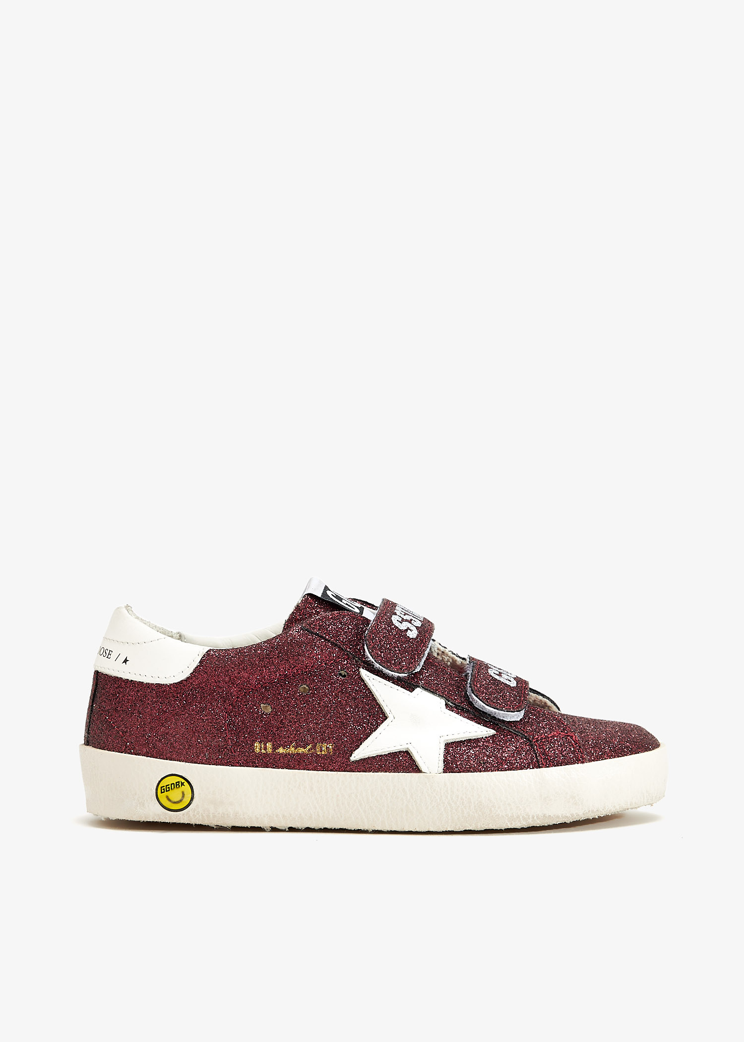 Golden Goose Old School sneakers for Boy - Burgundy in UAE