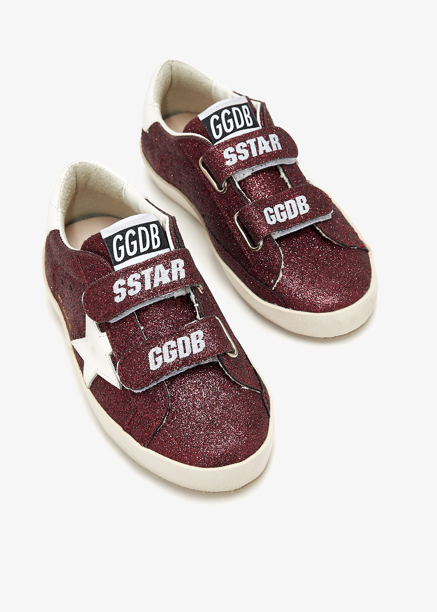 Golden Goose Old School sneakers for Boy - Burgundy in UAE