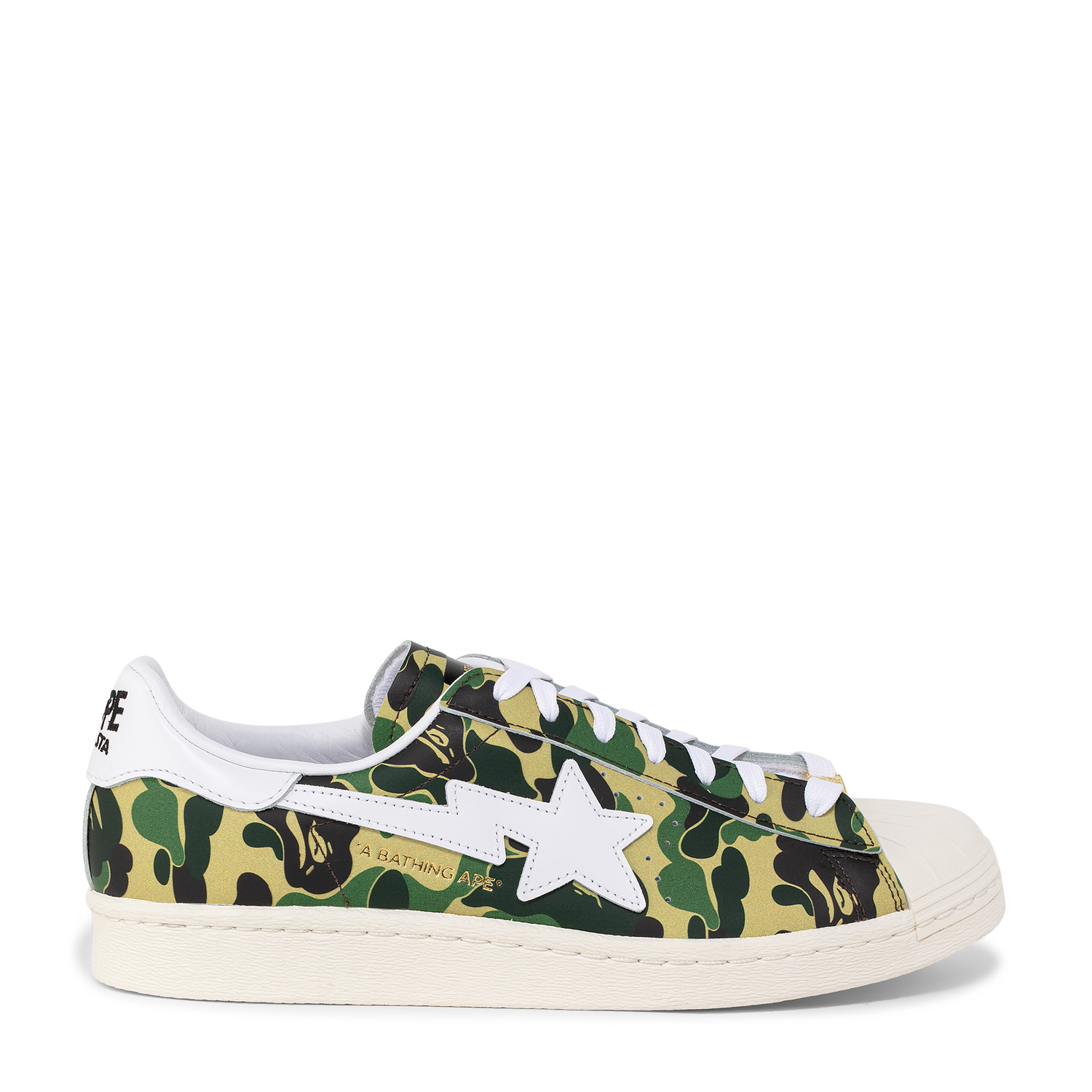 adidas x BAPE Superstar 80s ABC Camo sneakers for Men - Green in