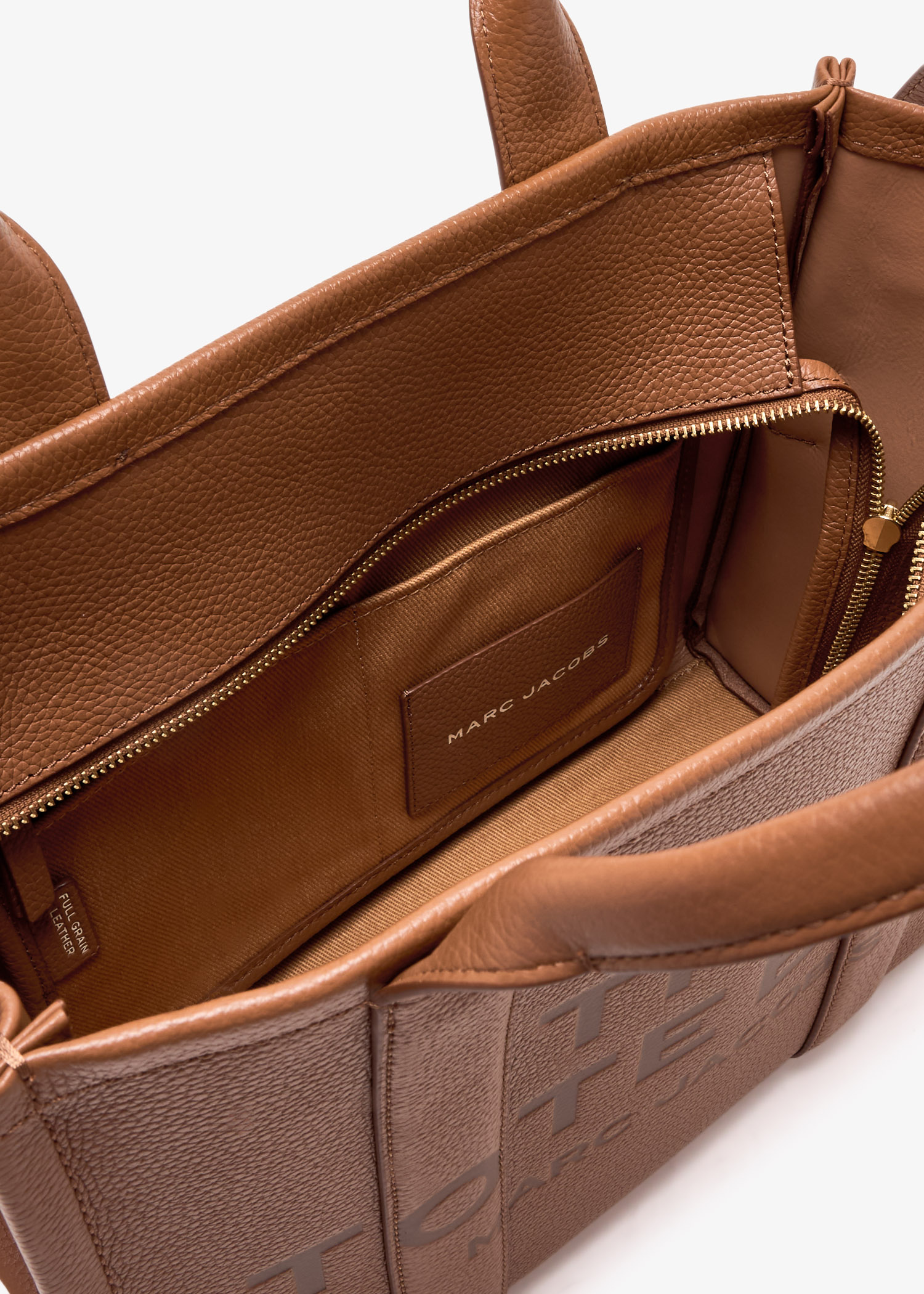 Marc Jacobs The Leather medium tote bag for Women - Brown in USA
