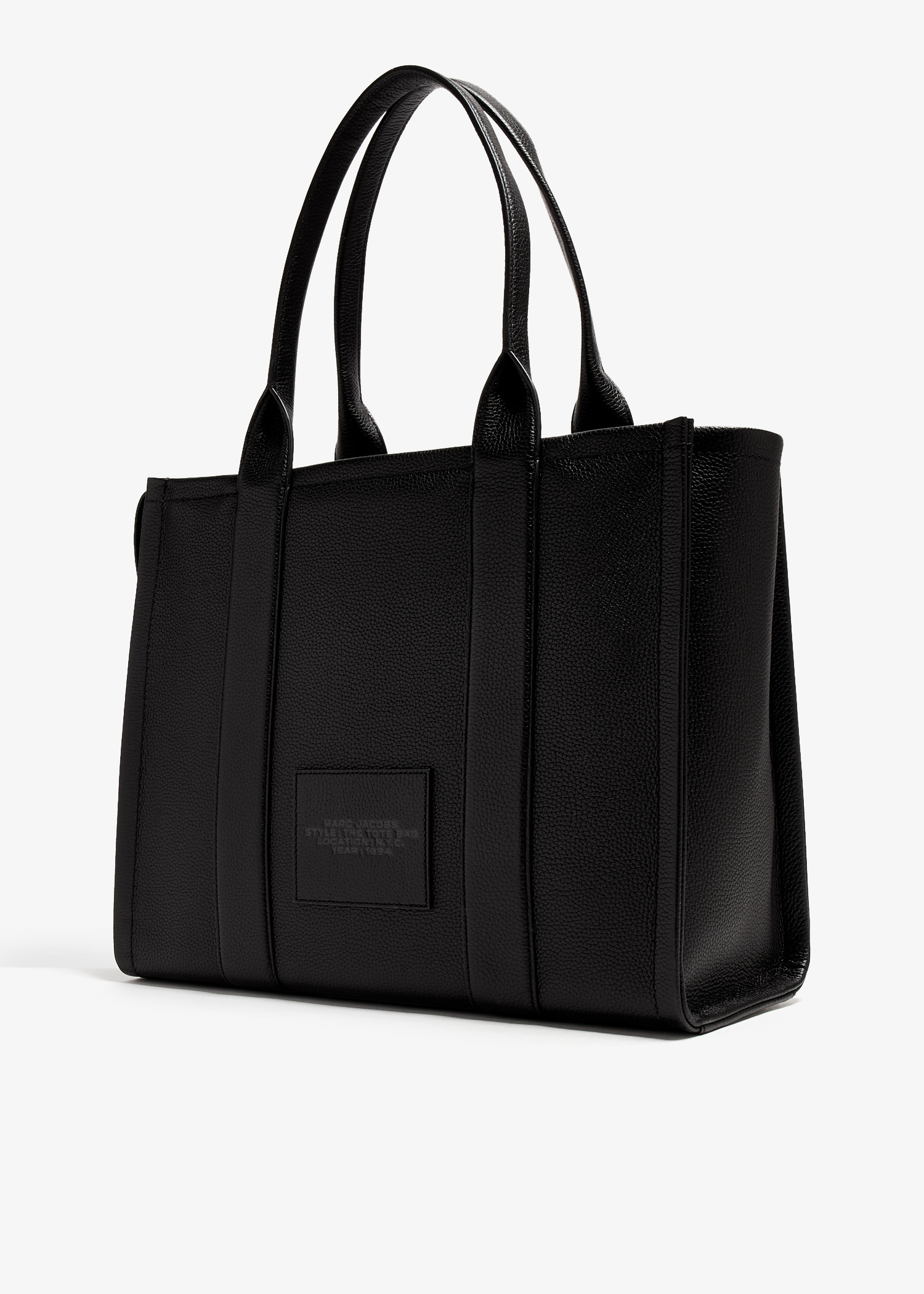 Marc Jacobs The leather large tote bag for Women - Black in