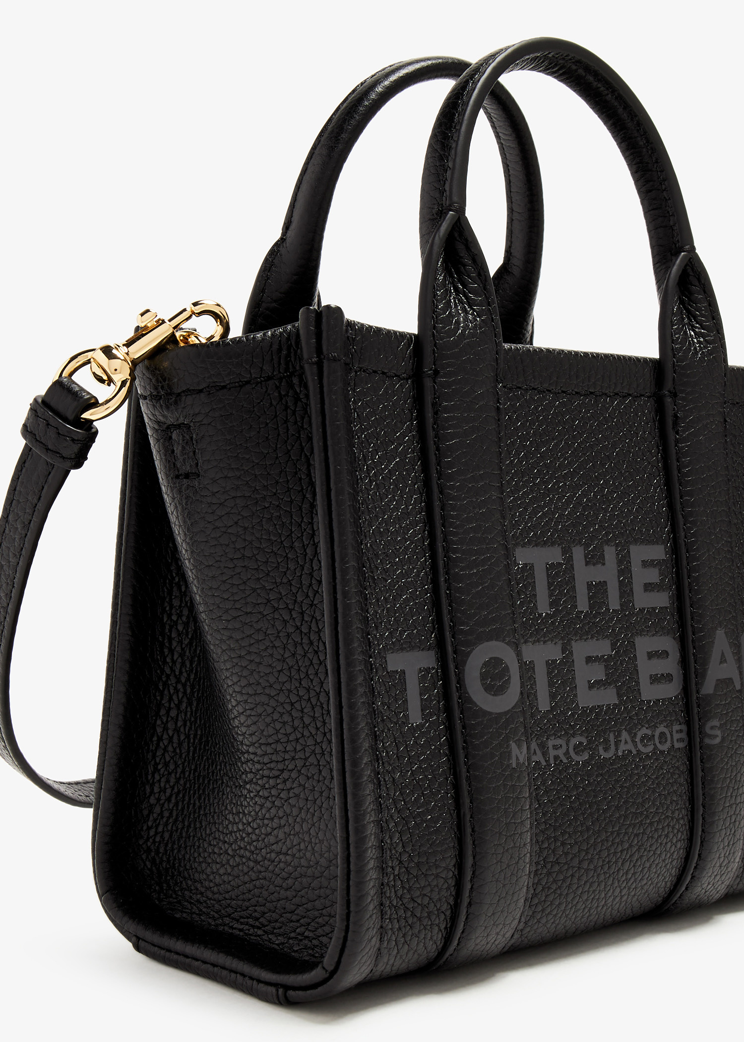 Marc Jacobs The leather crossbody tote bag for Women - Black in