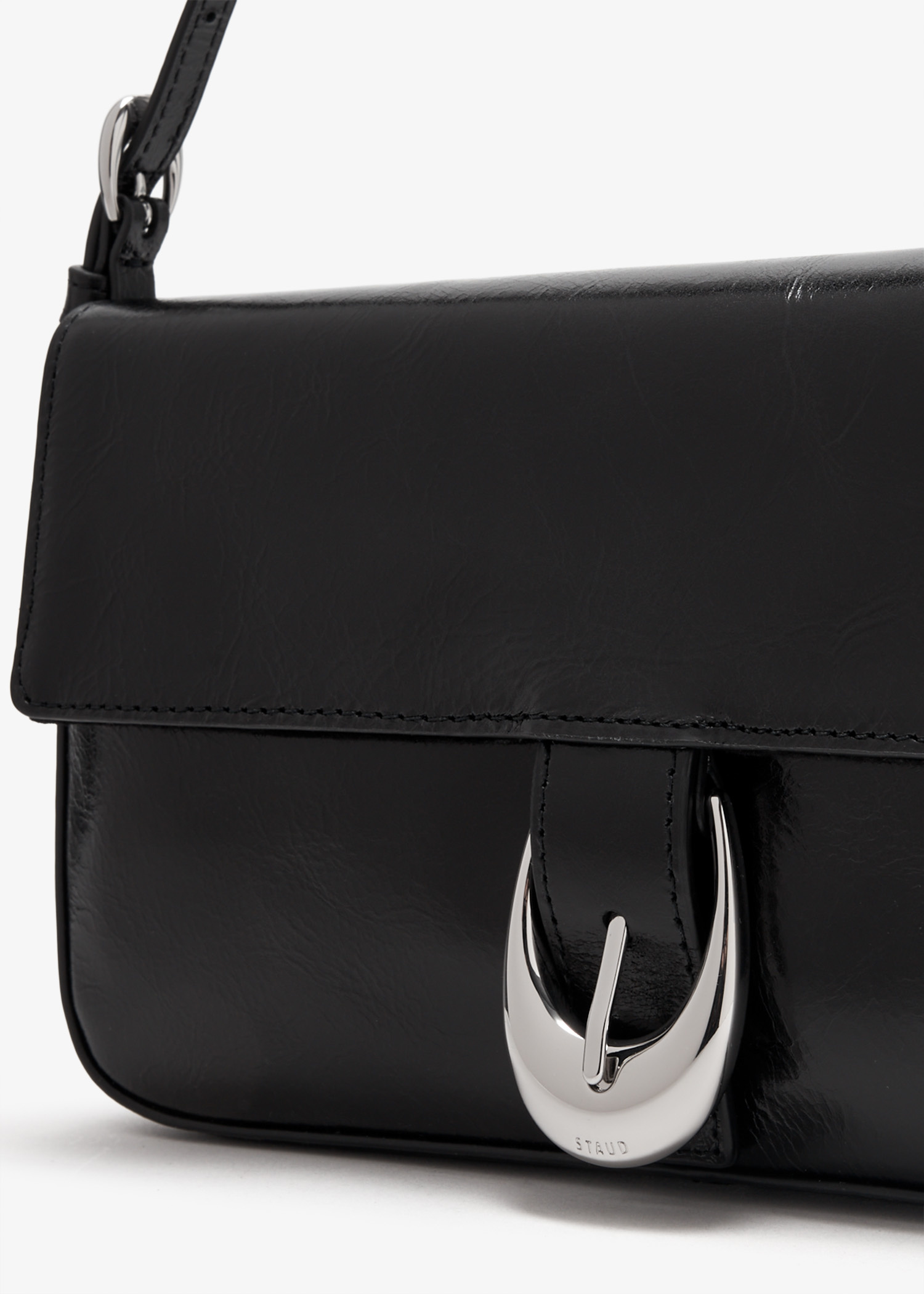 ショルダーバッグ・ポシェット Harlow Shoulder Bag - Staud - Leather - Black Shop STAUD - Harlow Leather Shoulder Bag | Saks Fifth Avenue