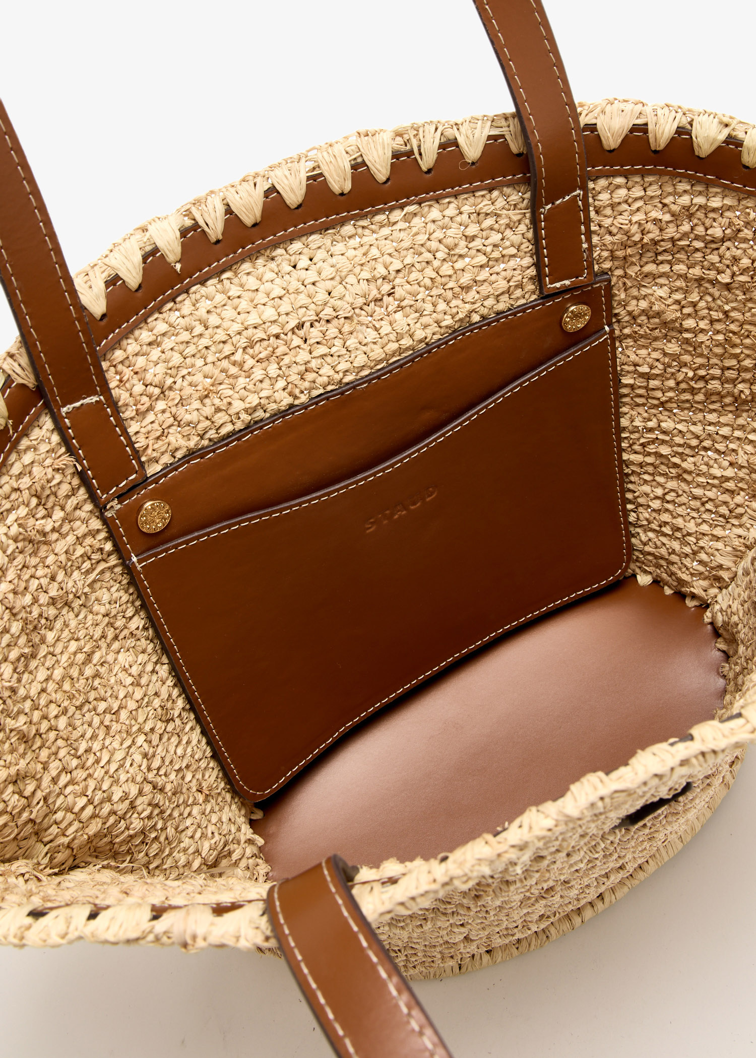 STAUD Vista tote bag for Women - Beige in USA | Level Shoes