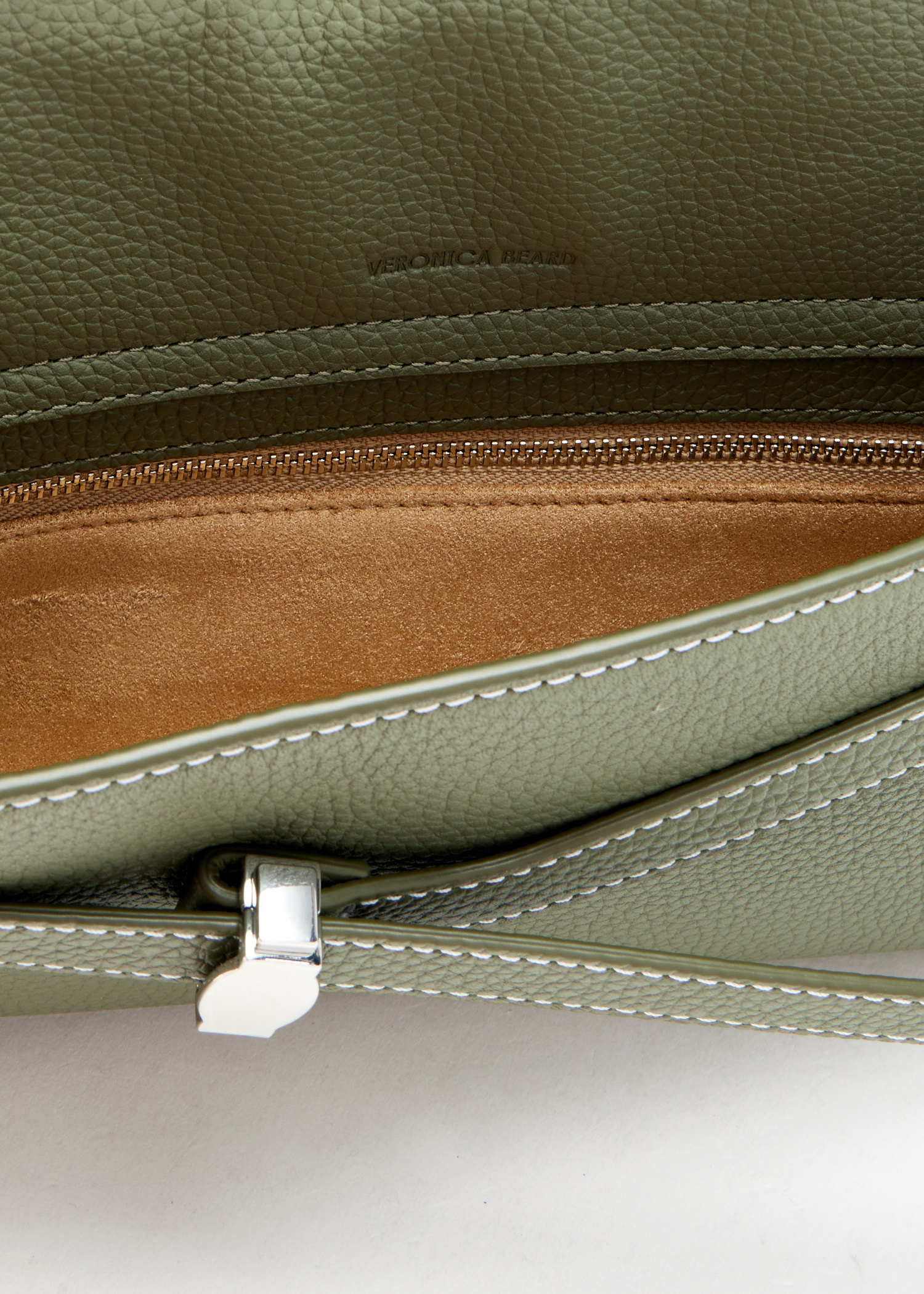Veronica Beard Dash clutch for Women - Green in UAE | Level Shoes