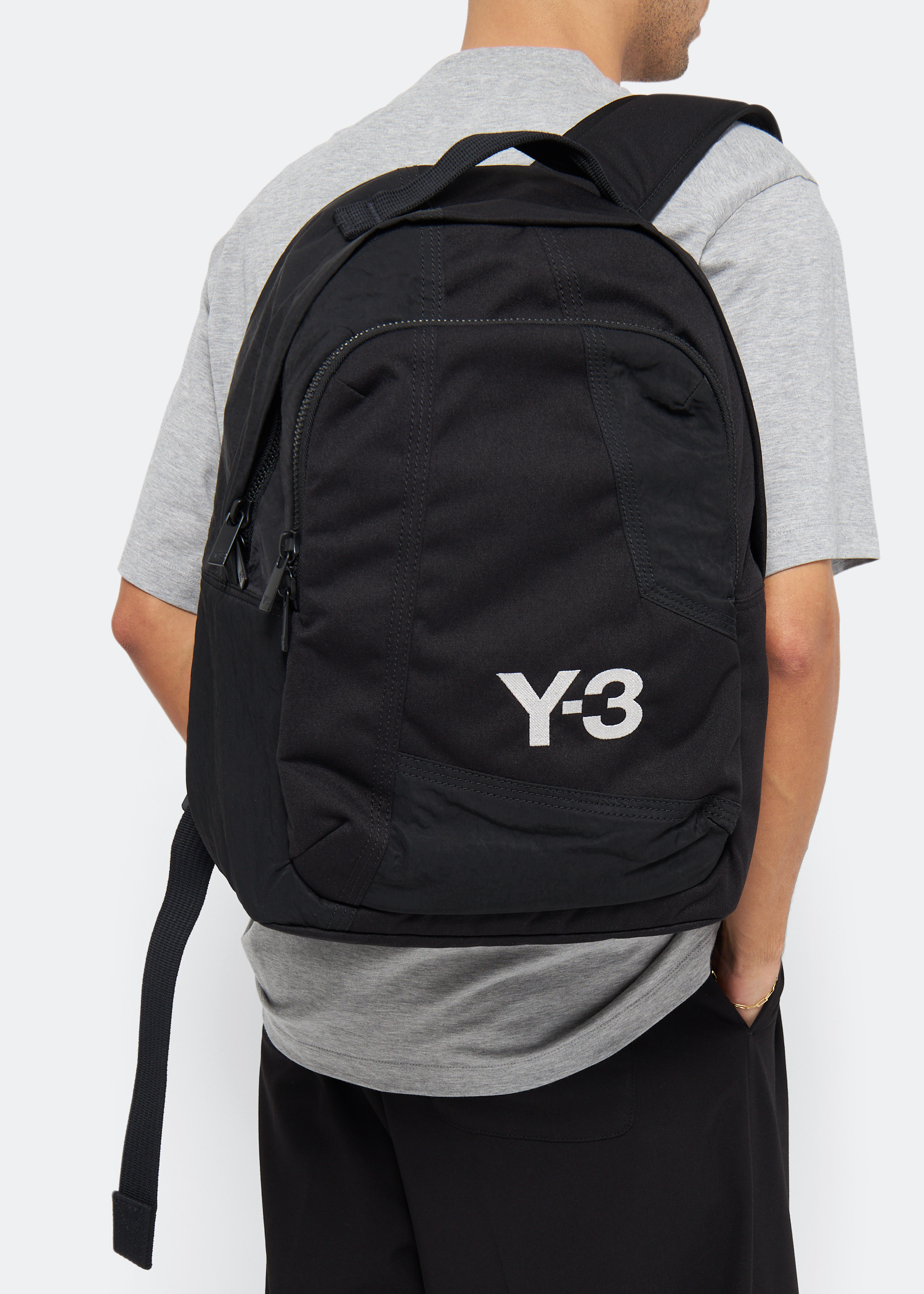 adidas Y-3 Classic backpack for Men - Black in USA | Level Shoes adidas Y-3 Classic backpack for Men - Black in USA | Level Shoes
