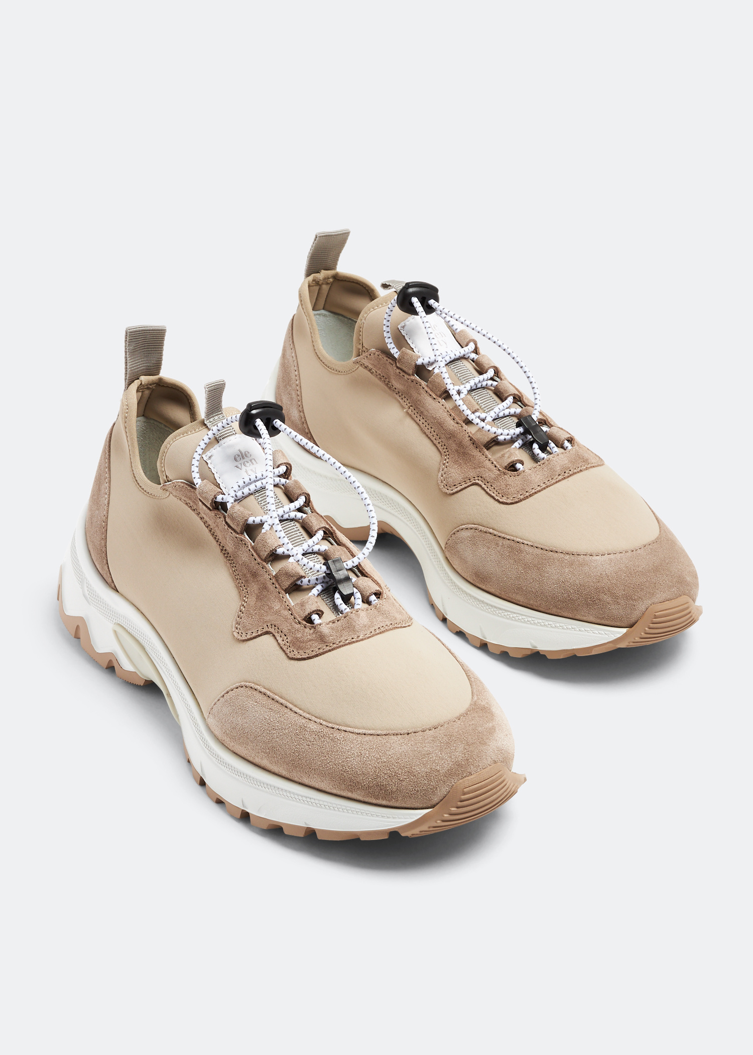 Eleventy Wingtip Suede Lace Up Shoe Sneaker Eleventy Slip-on sneakers for Men - Beige in USA | Level Shoes main image 4