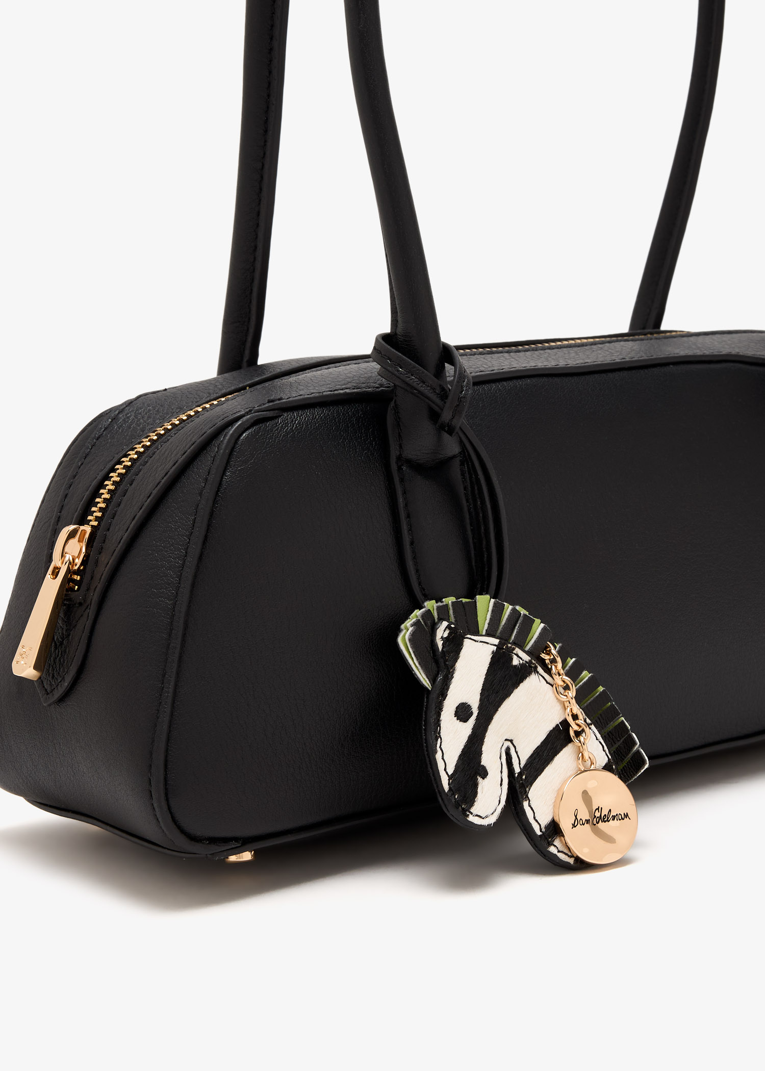 Sam Edelman Nori medium bowler satchel for Women - Black in USA