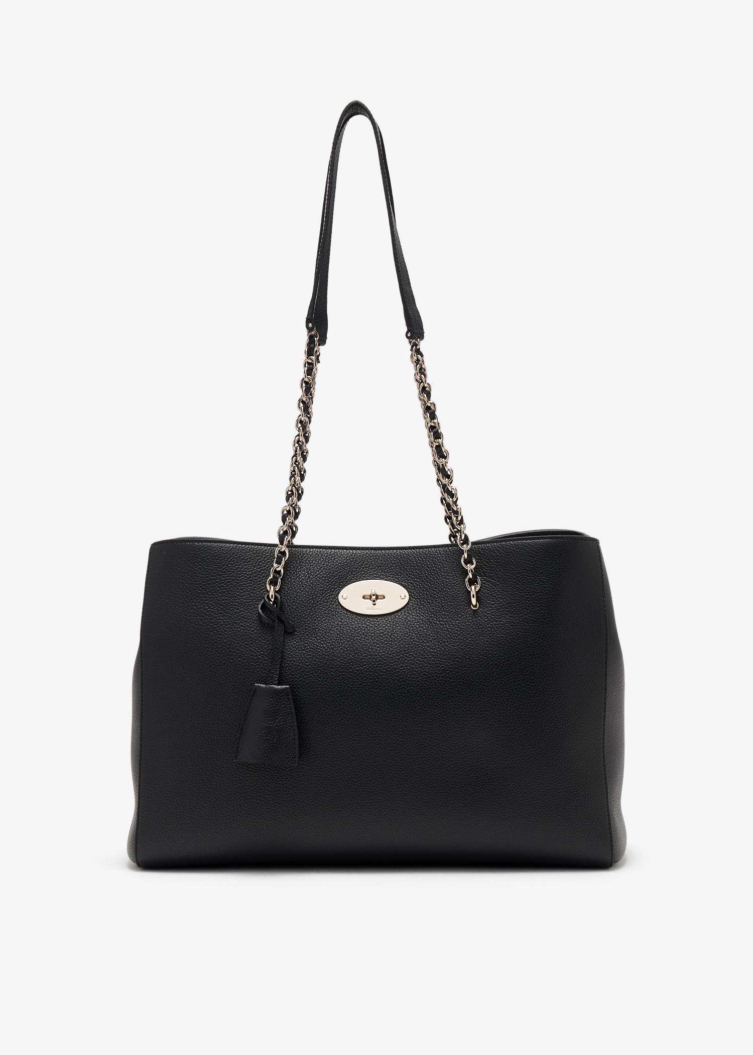 Mulberry Lily Chain tote bag for Women - Black in USA | Level Shoes