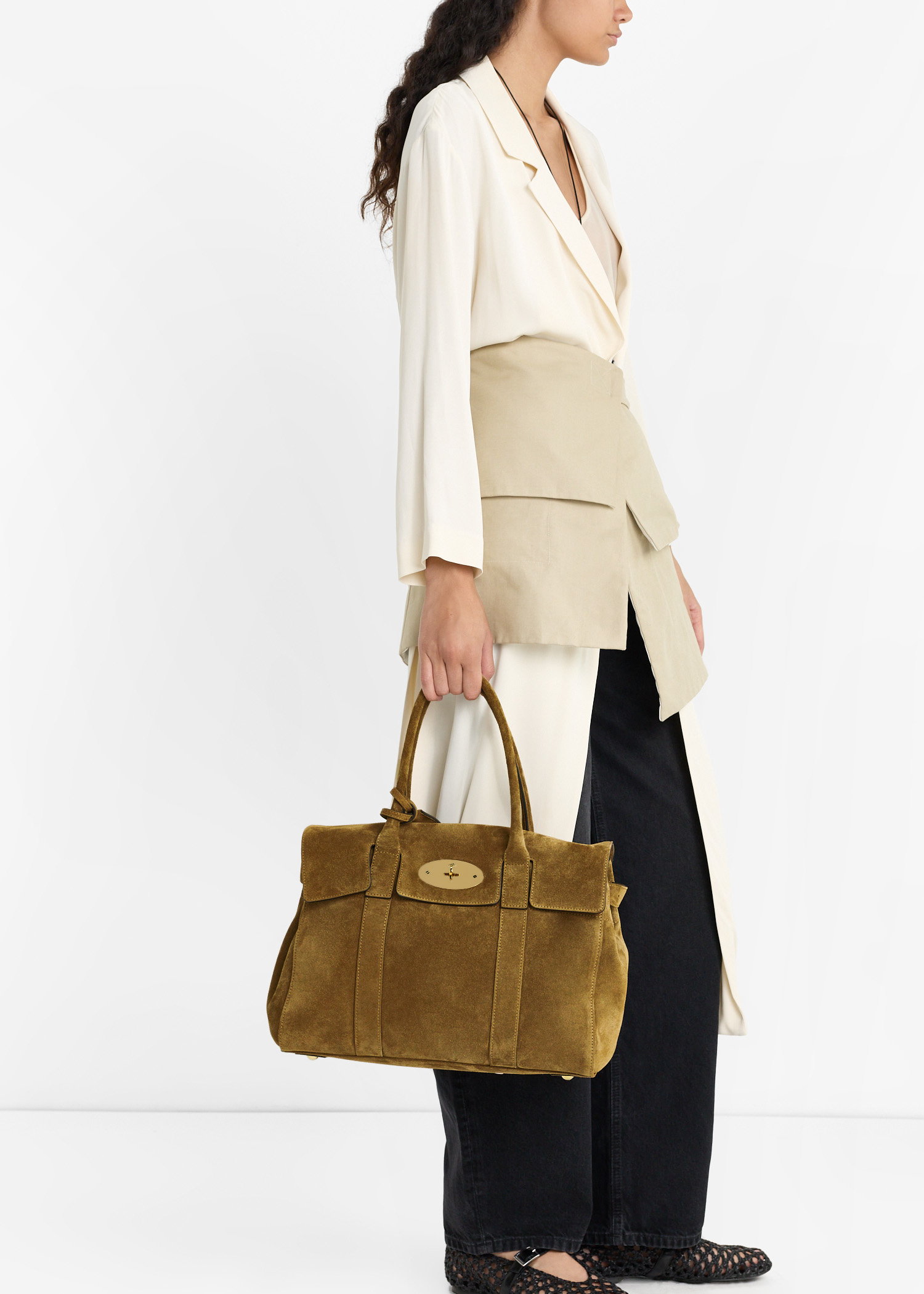 Mulberry Bayswater bag for Women - Beige in USA | Level Shoes
