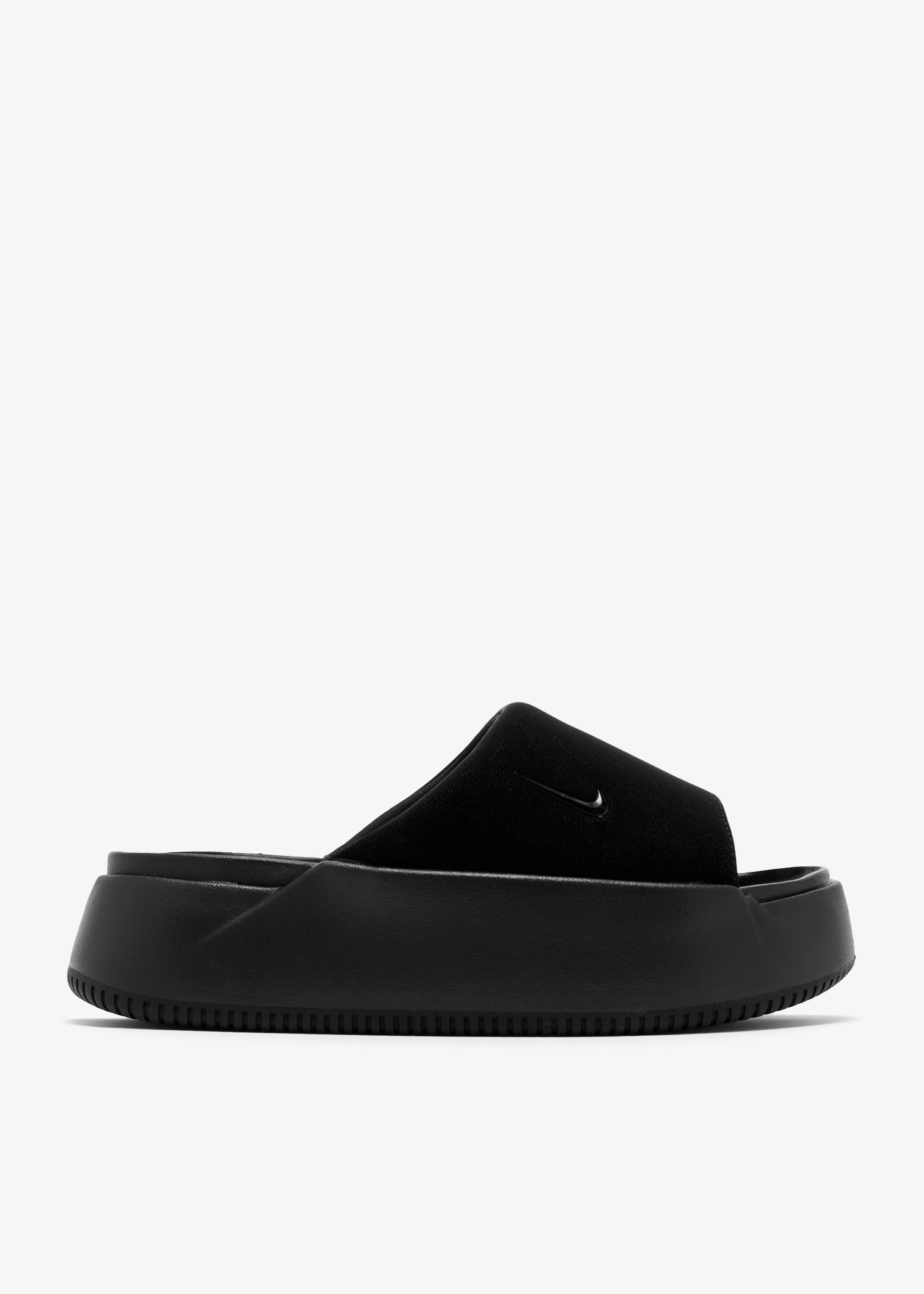 Nike Calm Elevation slides for Women - Black in UAE | Level Shoes