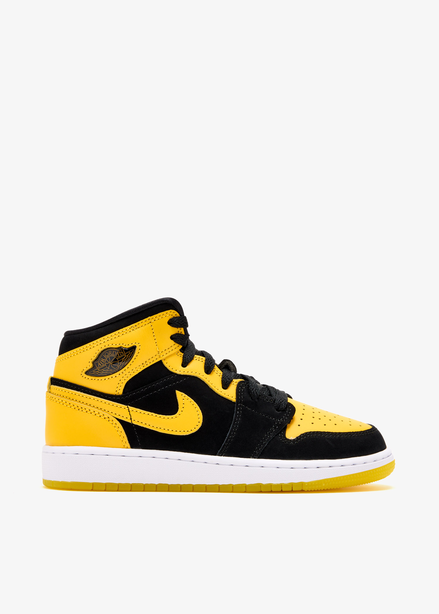 Nike Air Jordan 1 Mid sneakers for Kids Unisex - Yellow in