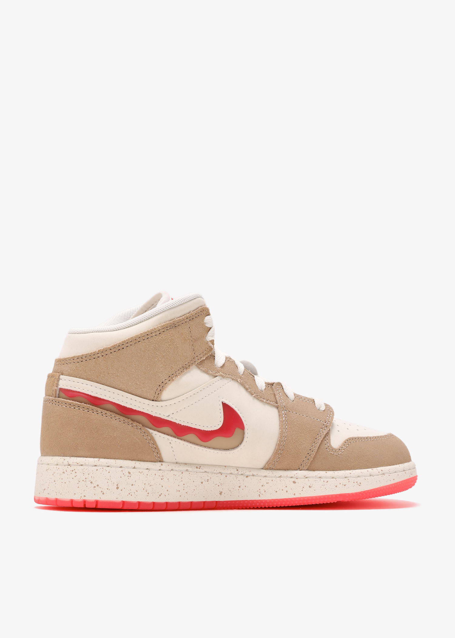 Nike Air Jordan 1 Mid SE sneakers for Kids Unisex - Beige in USA