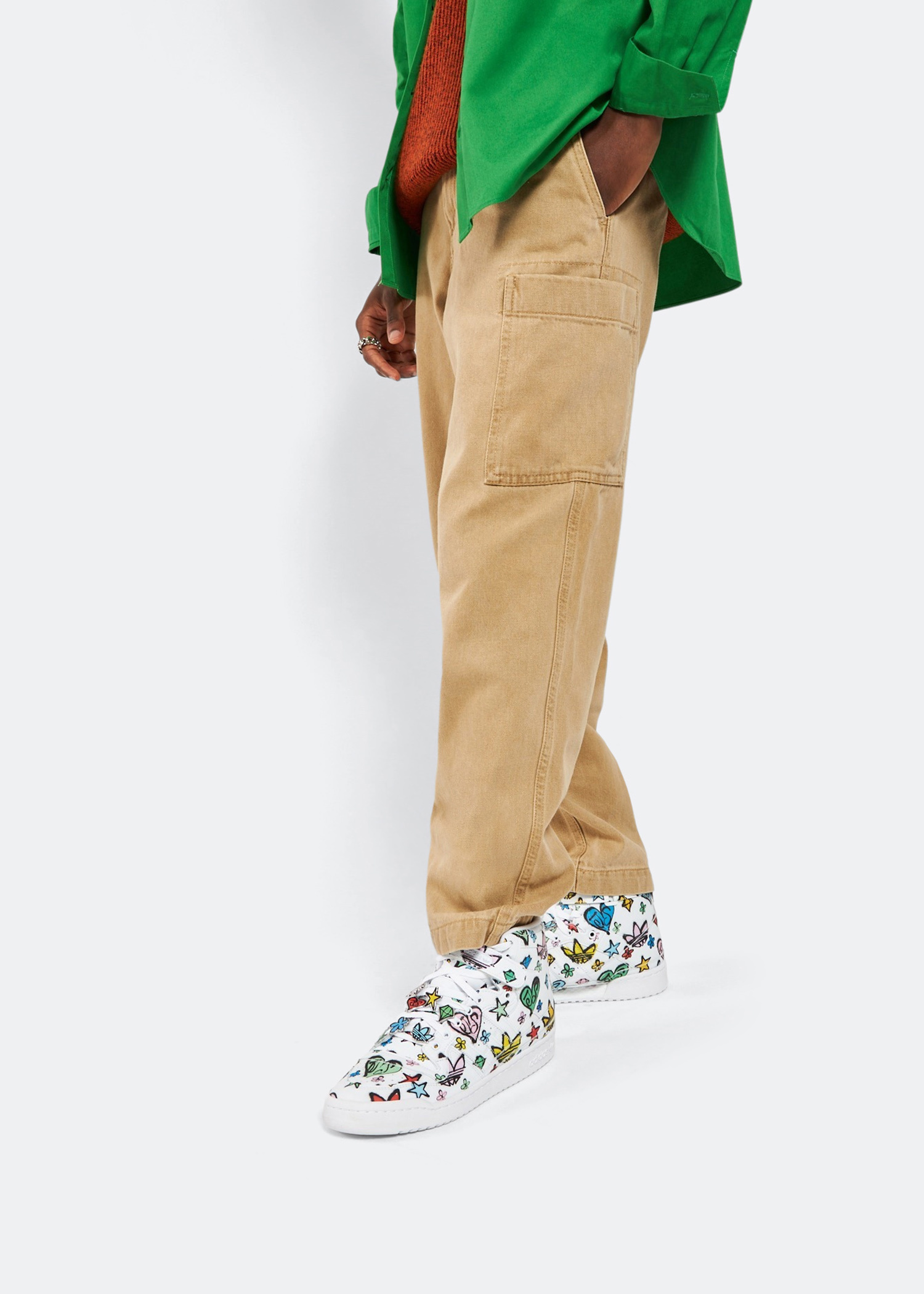 adidas x Jeremy Scott Forum 84 High Mono sneakers for Men