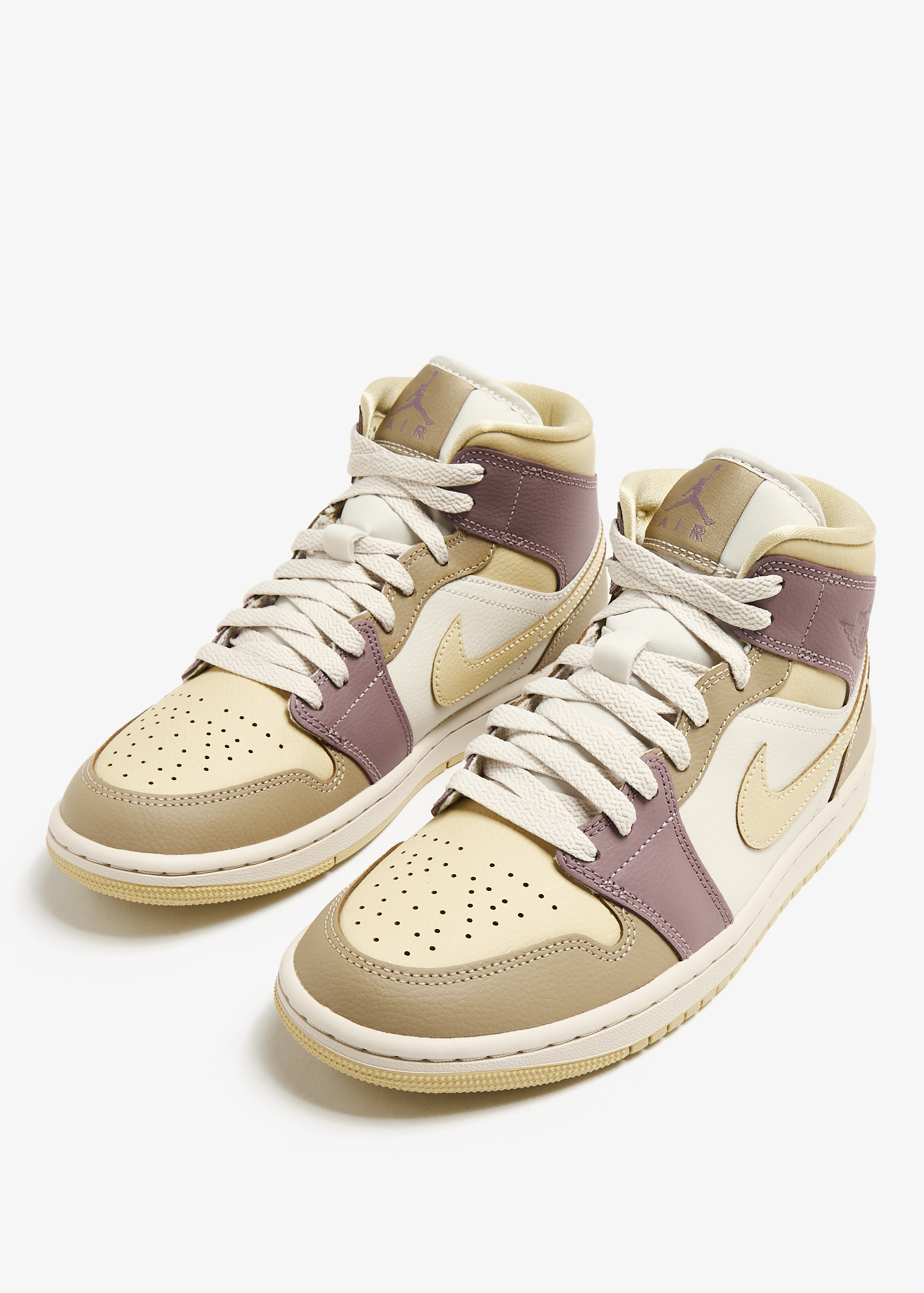 Nike Air Jordan 1 Mid sneakers for Women - Beige in UAE