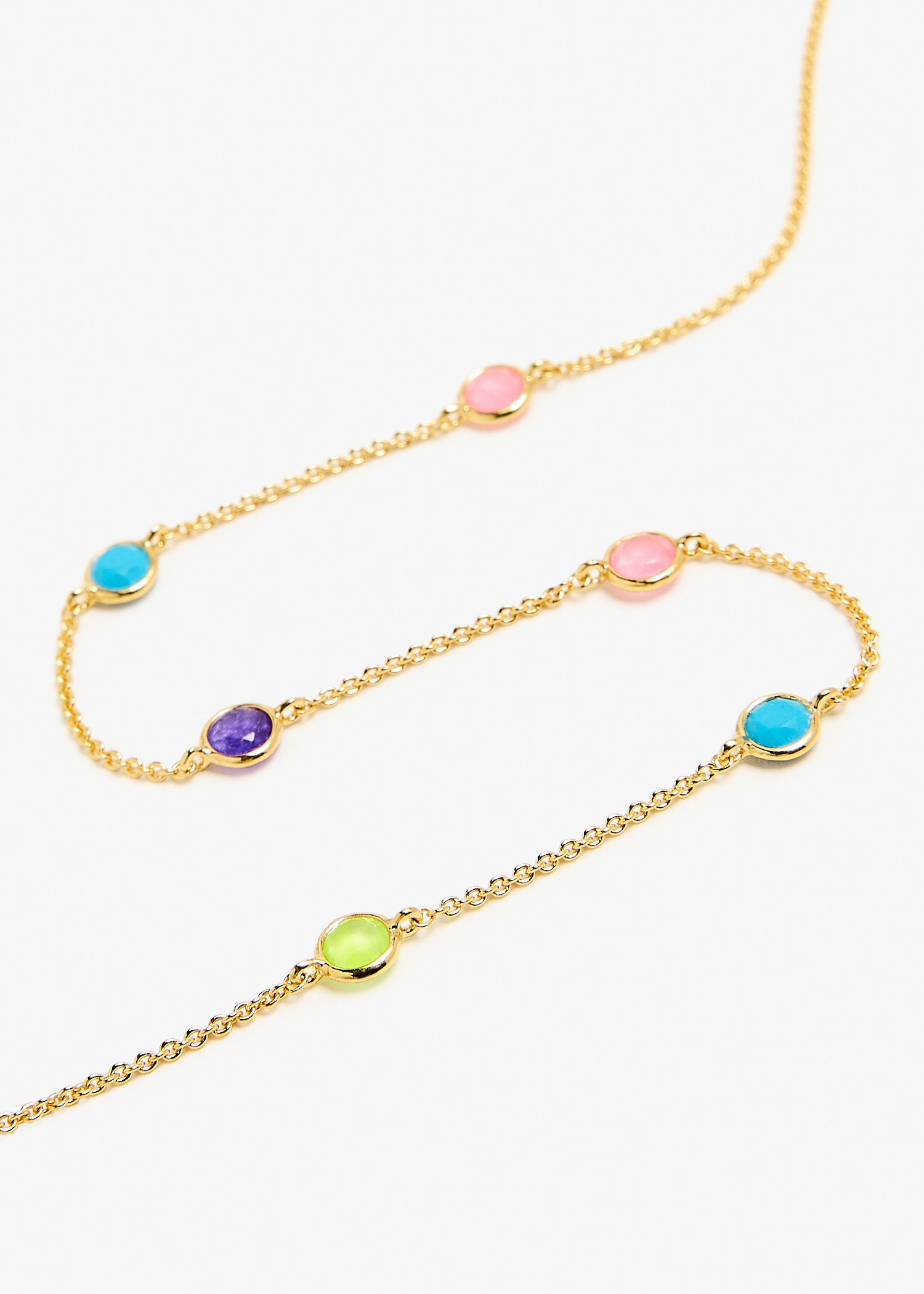 ★MISSOMA★HOT ROX マルチ ジェムストーン チョーカー MISSOMA Hot Rox Multi Gemstone Choker in 18ct Gold Vermeil