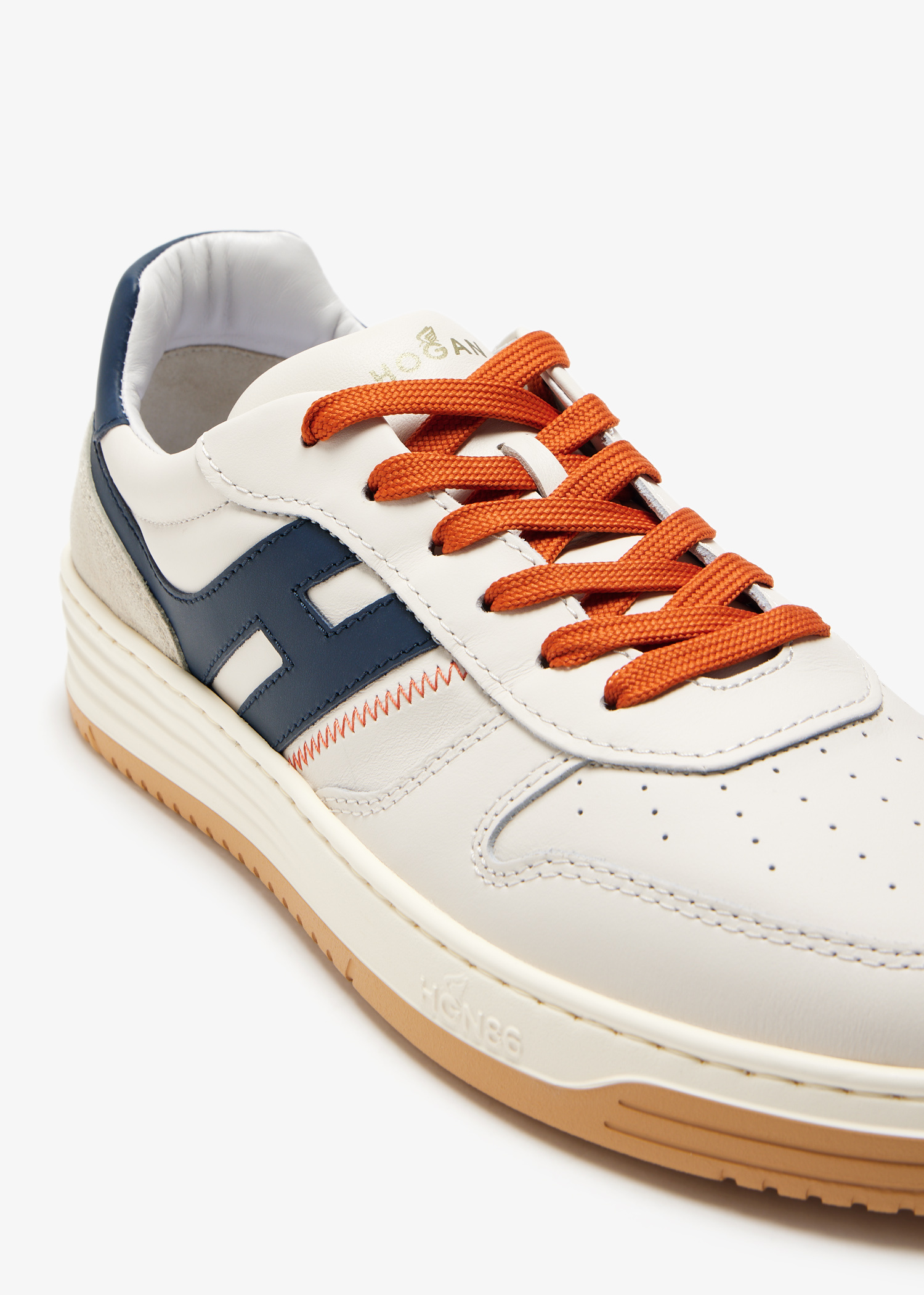 スニーカー HOGAN SS25 Sneakers H630 (HXM6300EU50ODZ 0SA6) Sneakers Hogan H630 IVORY, BLUE for Man HXM6300EU50ODZ4M743L