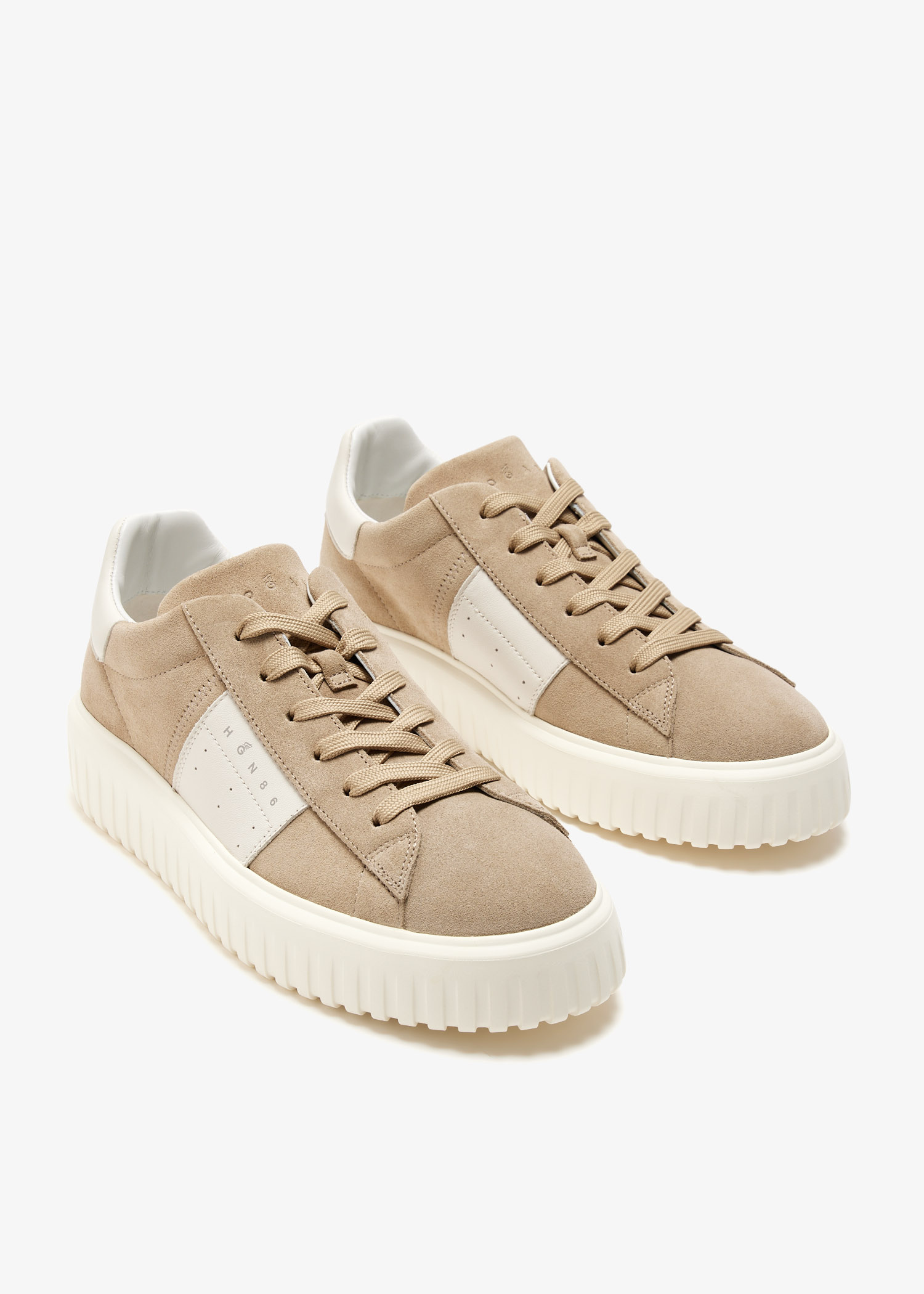 Hogan H-Stripes sneakers for Men - Brown in Qatar | Level Shoes