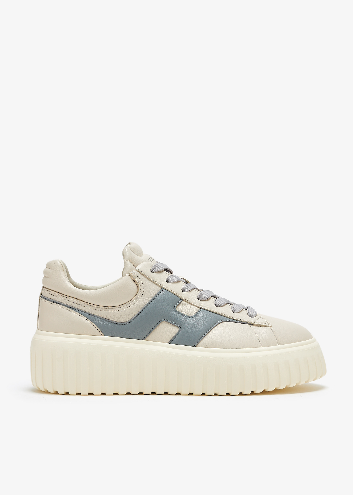 スニーカー HOGAN Woman Sneakers Beige HXW6450FJ50KCO B013 Hogan H-Stripes beige women's sneakers in soft suede