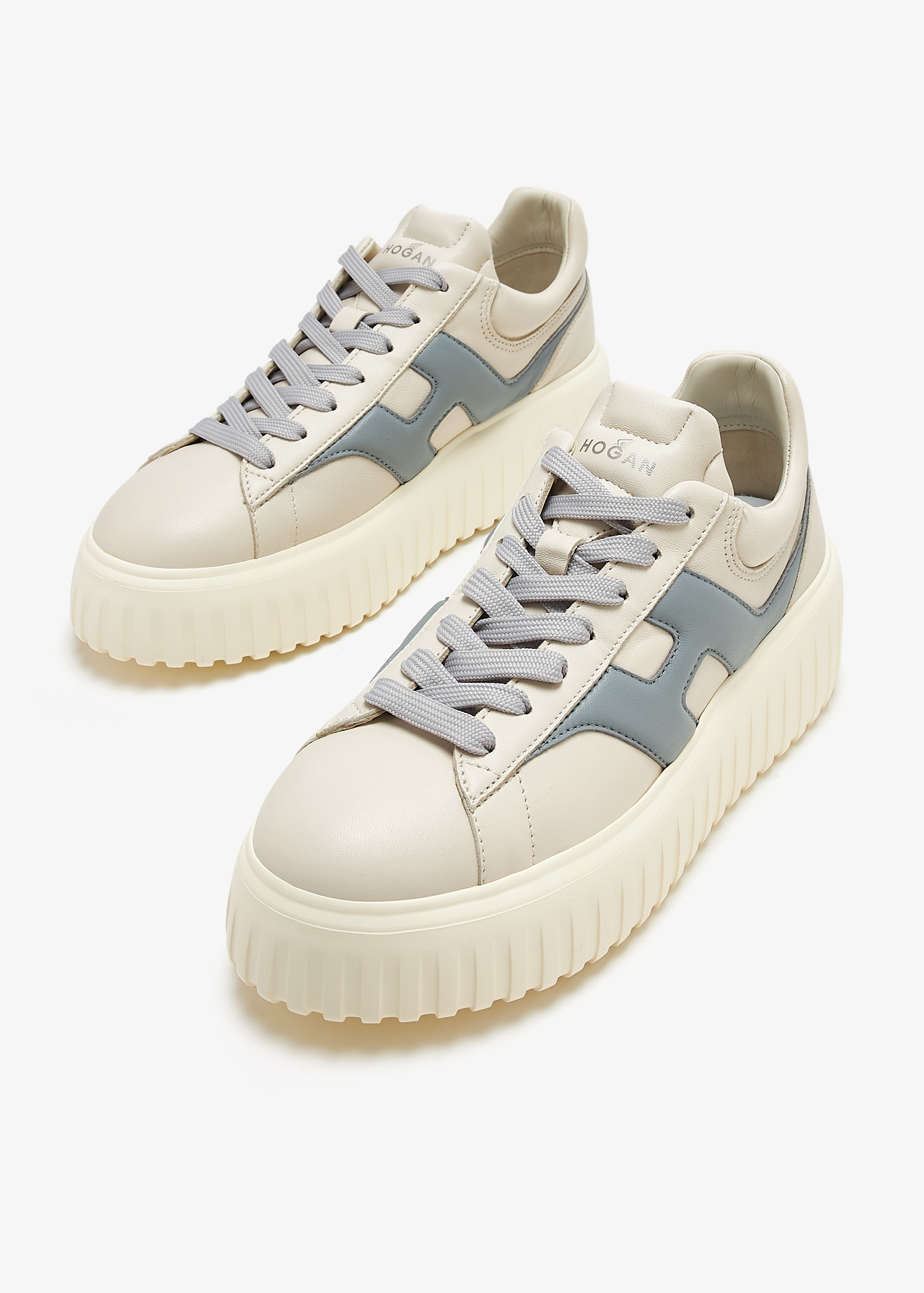 Hogan H-Stripes sneakers for Women - Beige in KSA | Level Shoes
