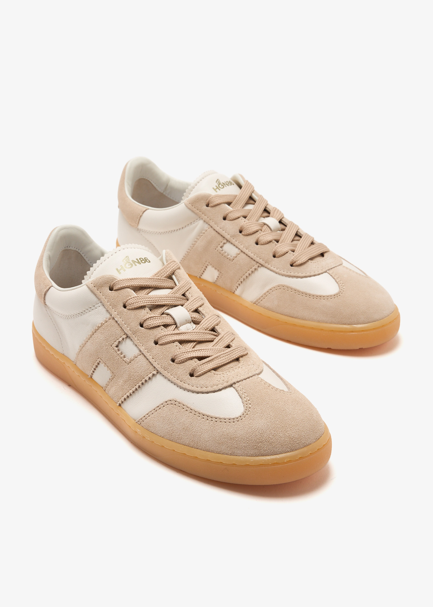 スニーカー Cool Sneakers - Hogan - Leather - Beige Sneakers Hogan Cool BROWN for Man HXM6470FB60PJQ802FJ | Hogan