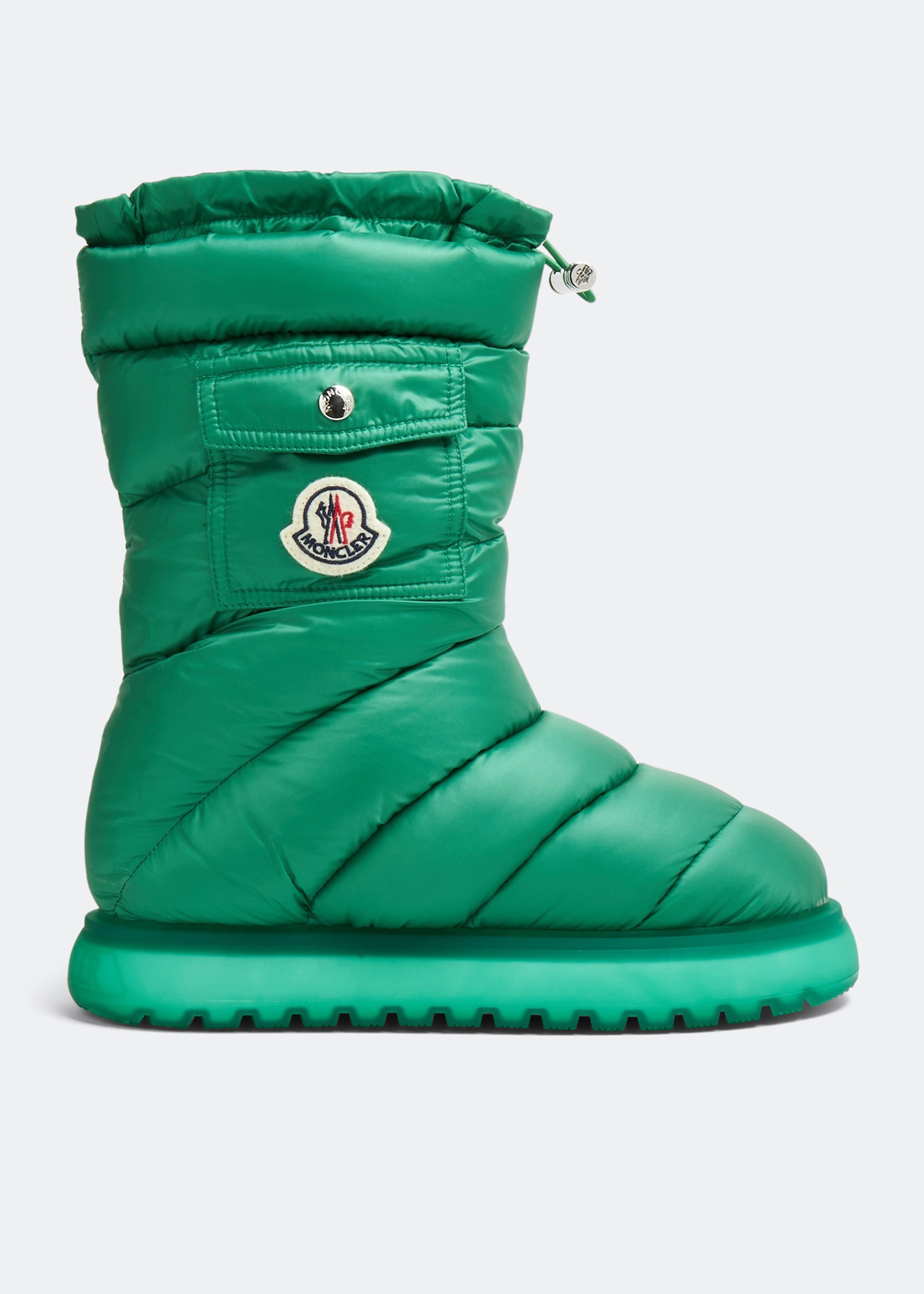 Moncler Gaia Pocket mid boots for Women - Green in USA | Level Shoes