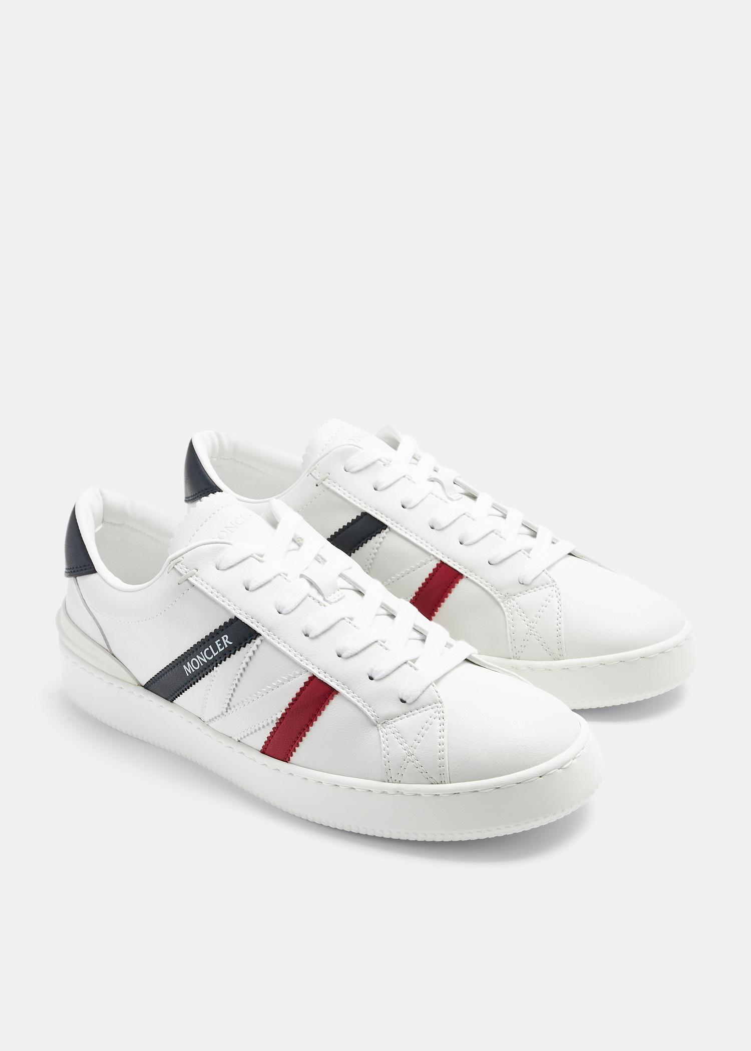 Moncler Monaco M Sneakers for Men - White in UAE | Level Shoes