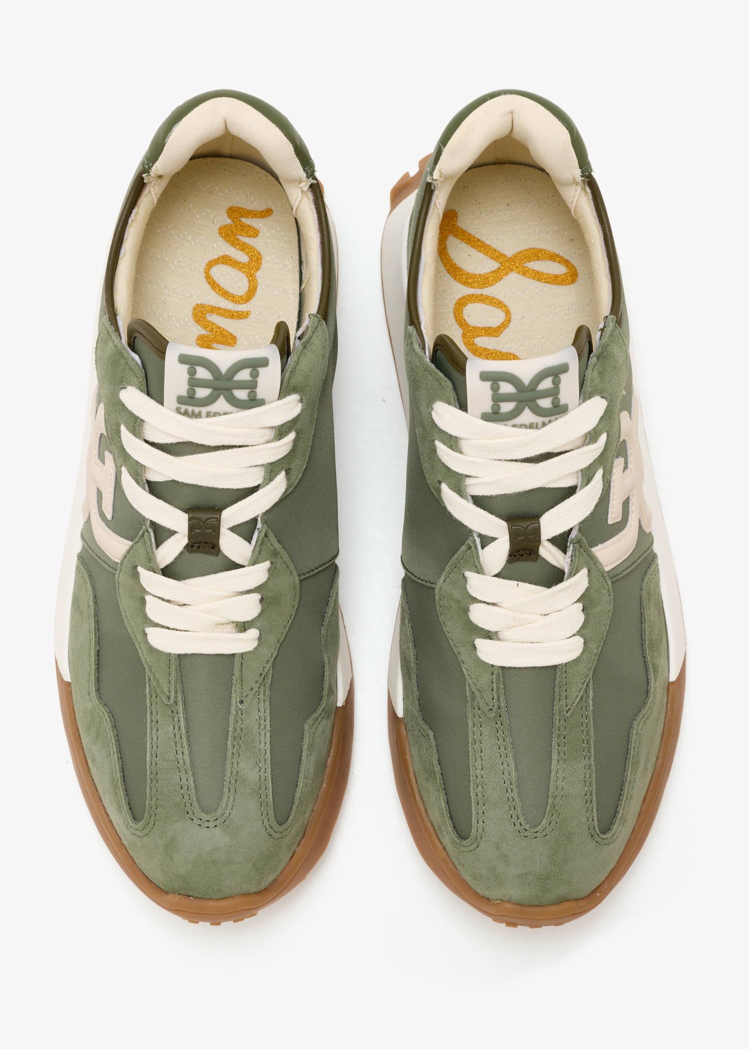 Sam Edelman Langley lace up sneakers for Women - Green in USA