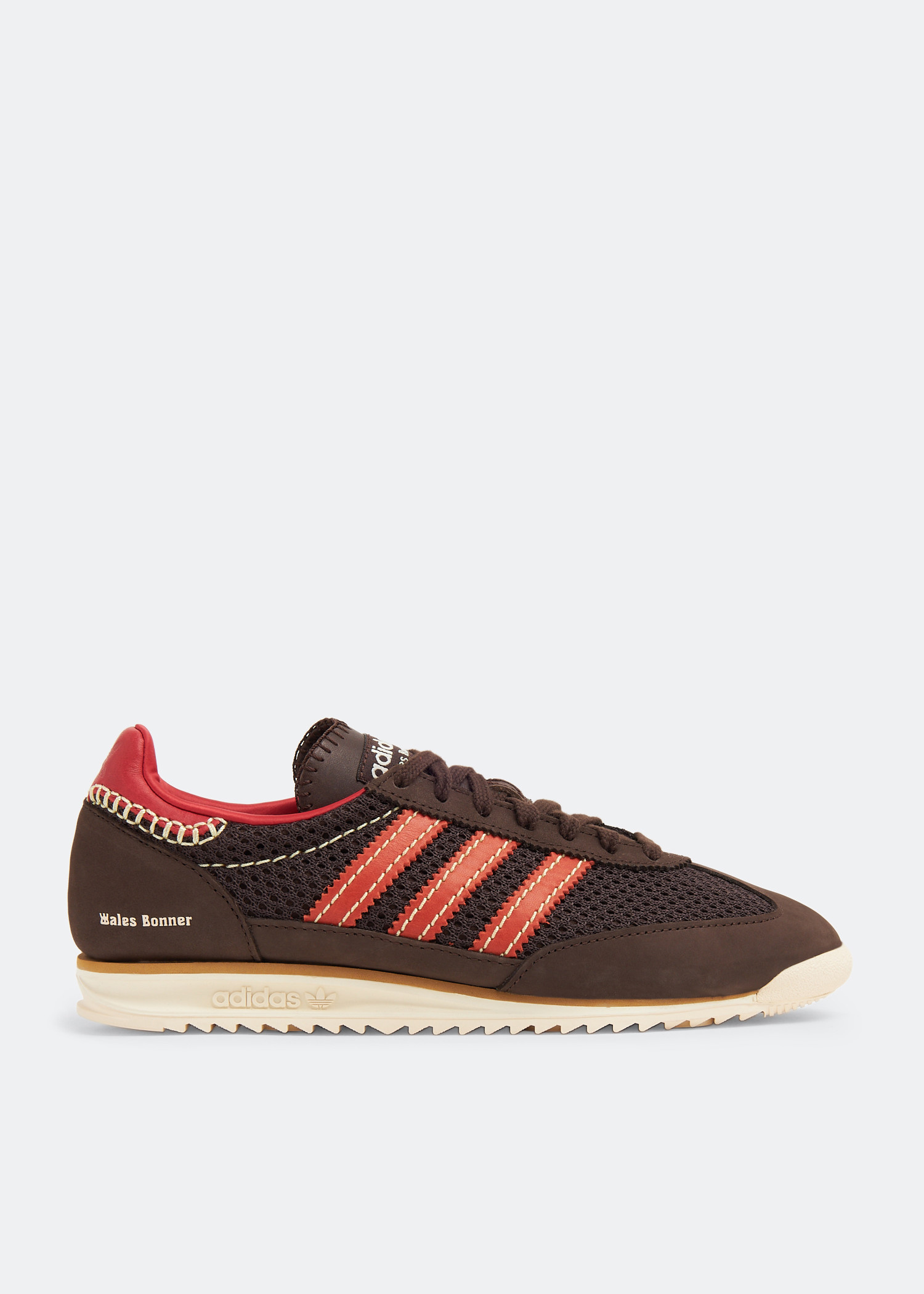 adidas x Wales Bonner SL72 针织运动鞋男士- 棕色| Level Shoes