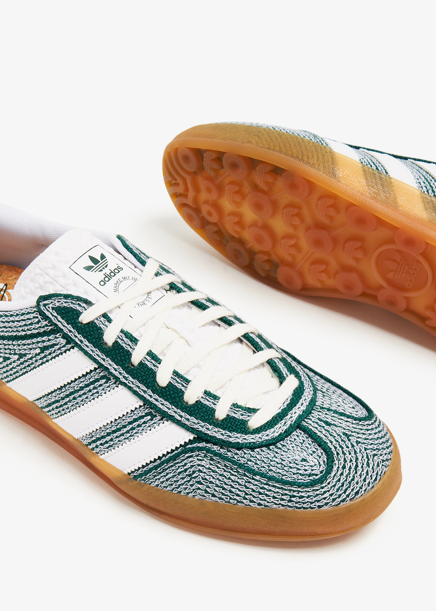 adidas gazelle silver green womens adidas Gazelle Indoor Sean Wotherspoon Hemp Green main image 1