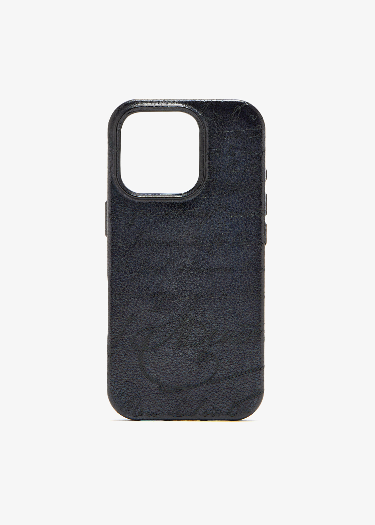 Berluti Scritto iPhone 16 Pro case for Men - Navy in UAE | Level Shoes