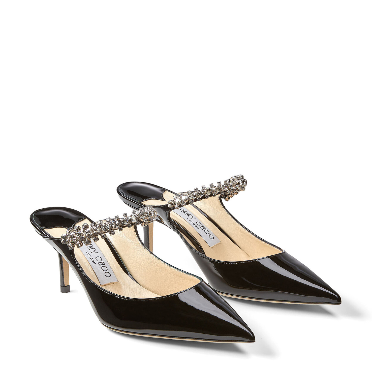 Jimmy Choo Bing 65 mules for Women - Black in UAE | Level Shoes