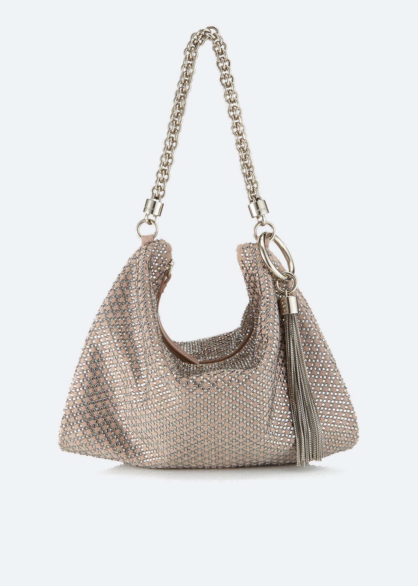 【新品未使用】JIMMY CHOO／CALLIE グリーン Black シマースエード・クラッチバッグ |CALLIE |2018年 プレ