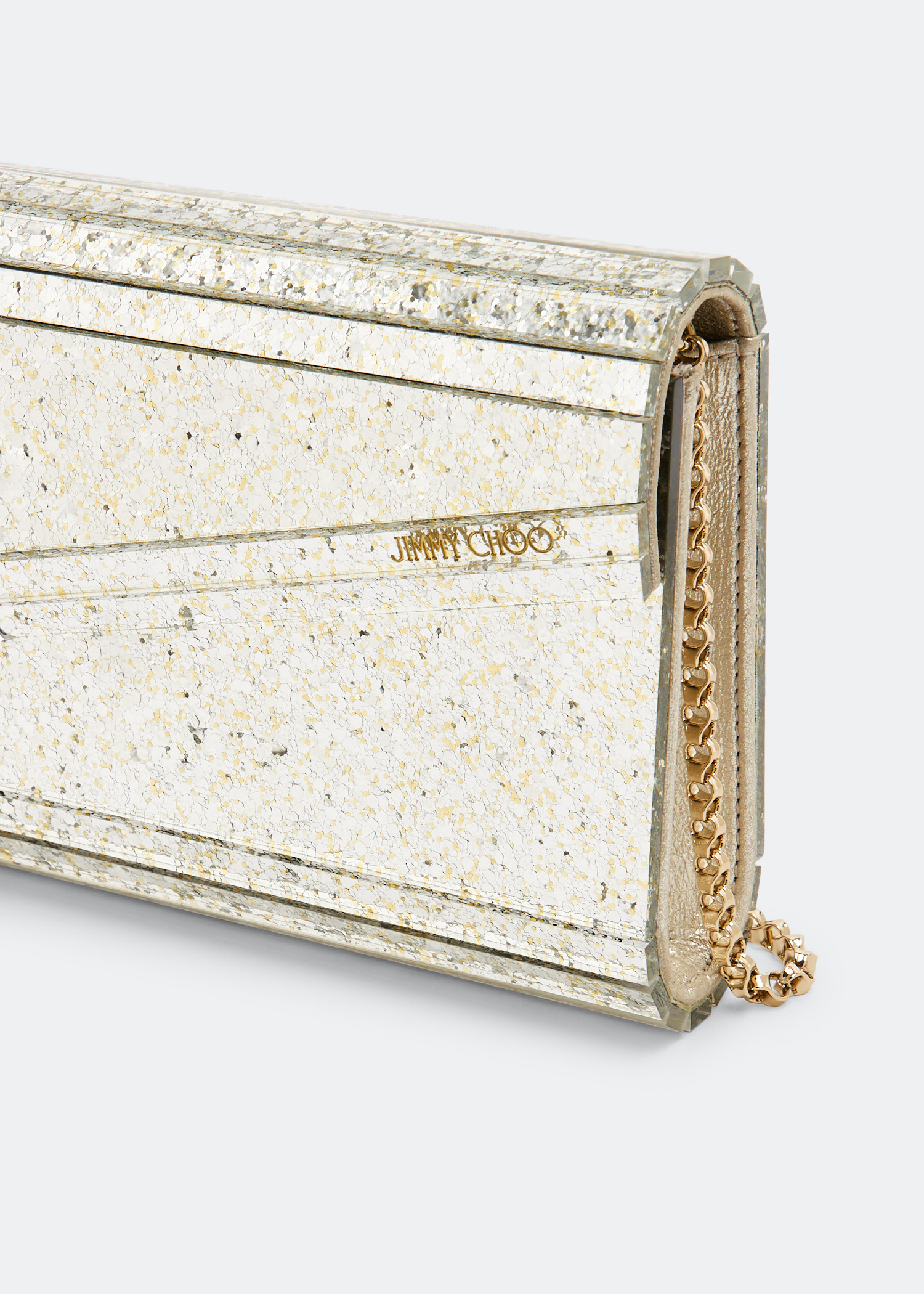 【国内発】JIMMY CHOO Candy グリッター クラッチバッグ 国内発】JIMMY CHOO Candy グリッター クラッチバッグ