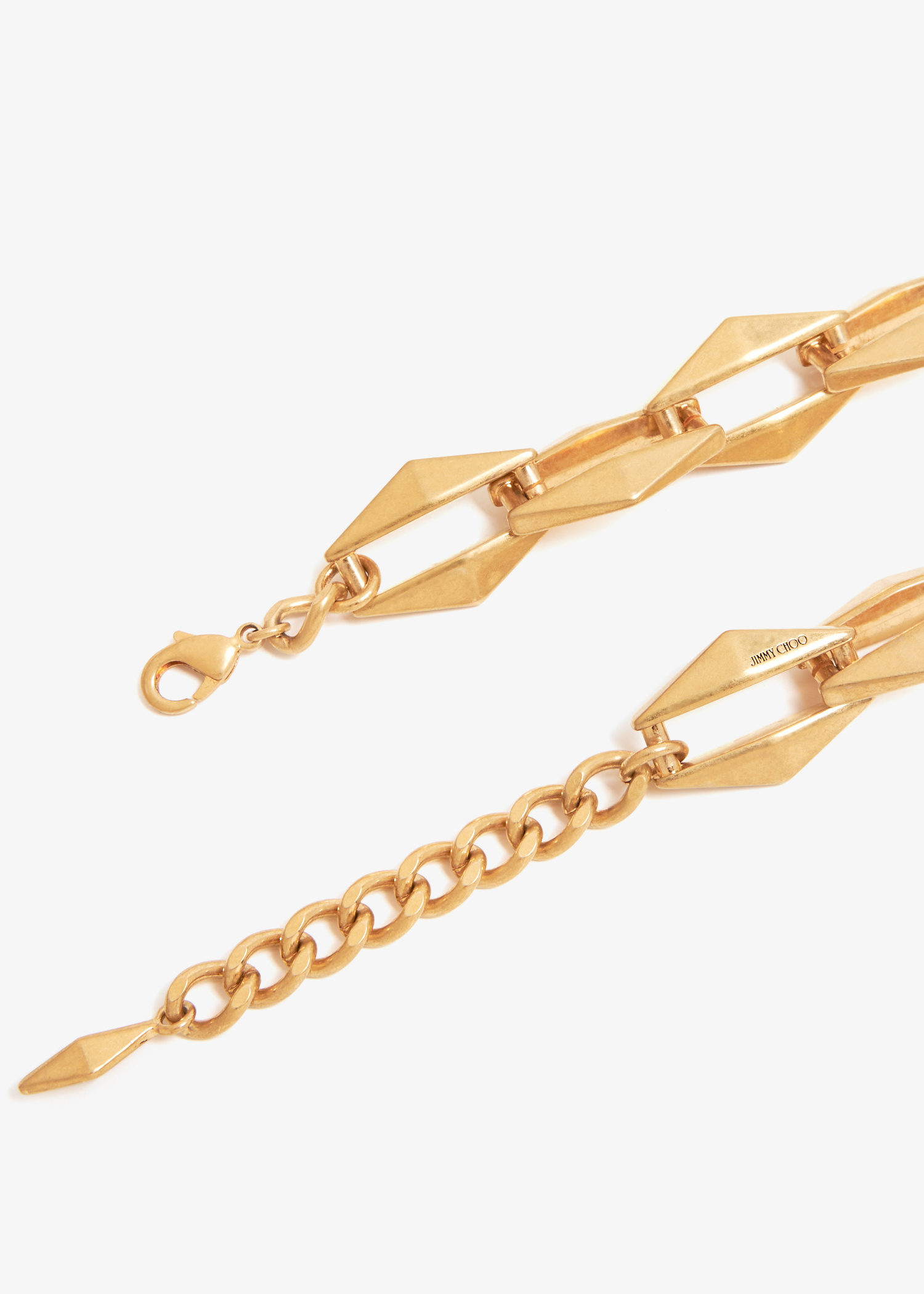 ネックレス・ペンダント Jimmy Choo 'Diamond Chain' necklace DIAMOND CHAIN NECKLACE | Silver-Finish Chain Necklace with
