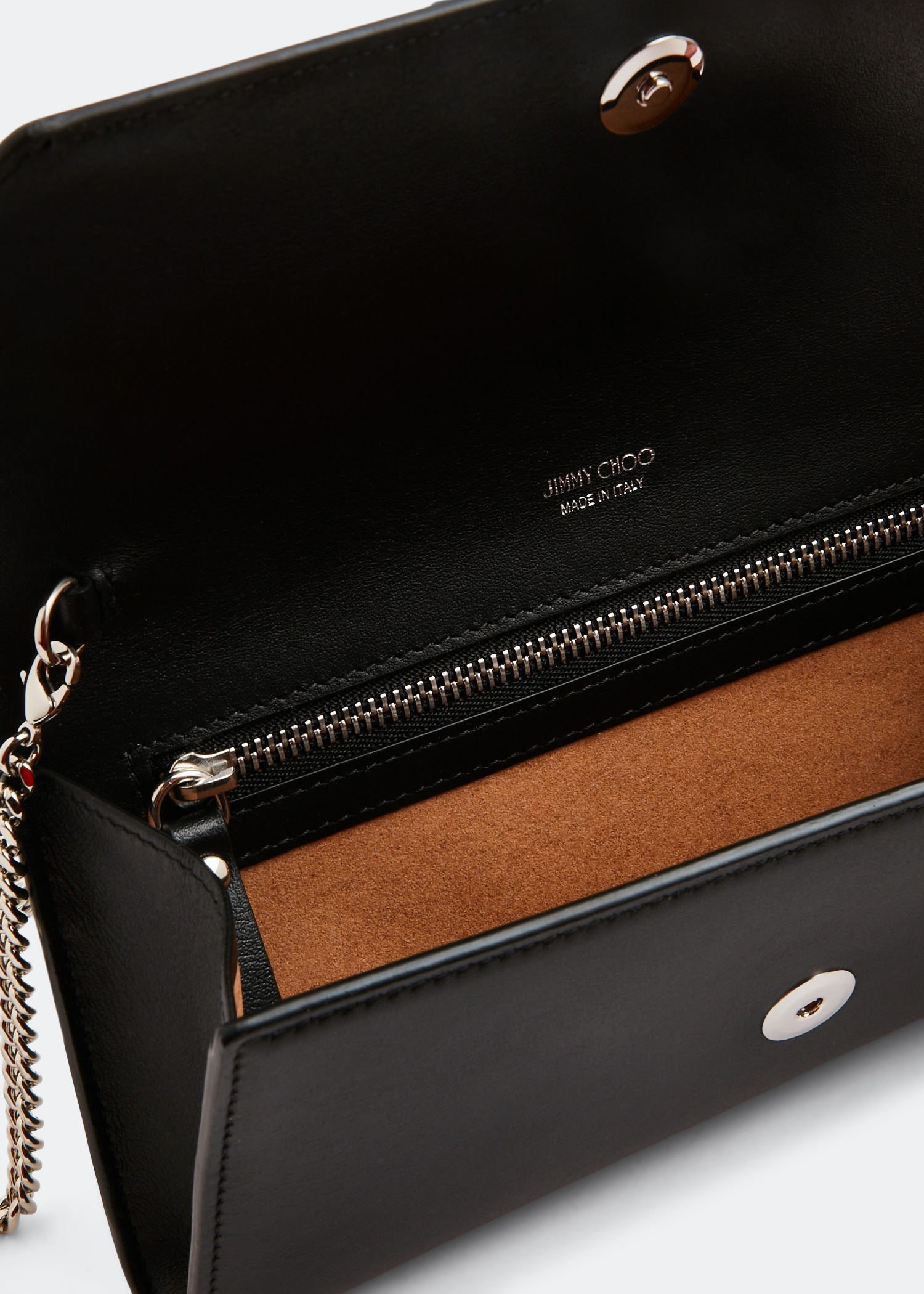 Jimmy Choo Chain wallet for Women - Black in UAE | Level Shoes