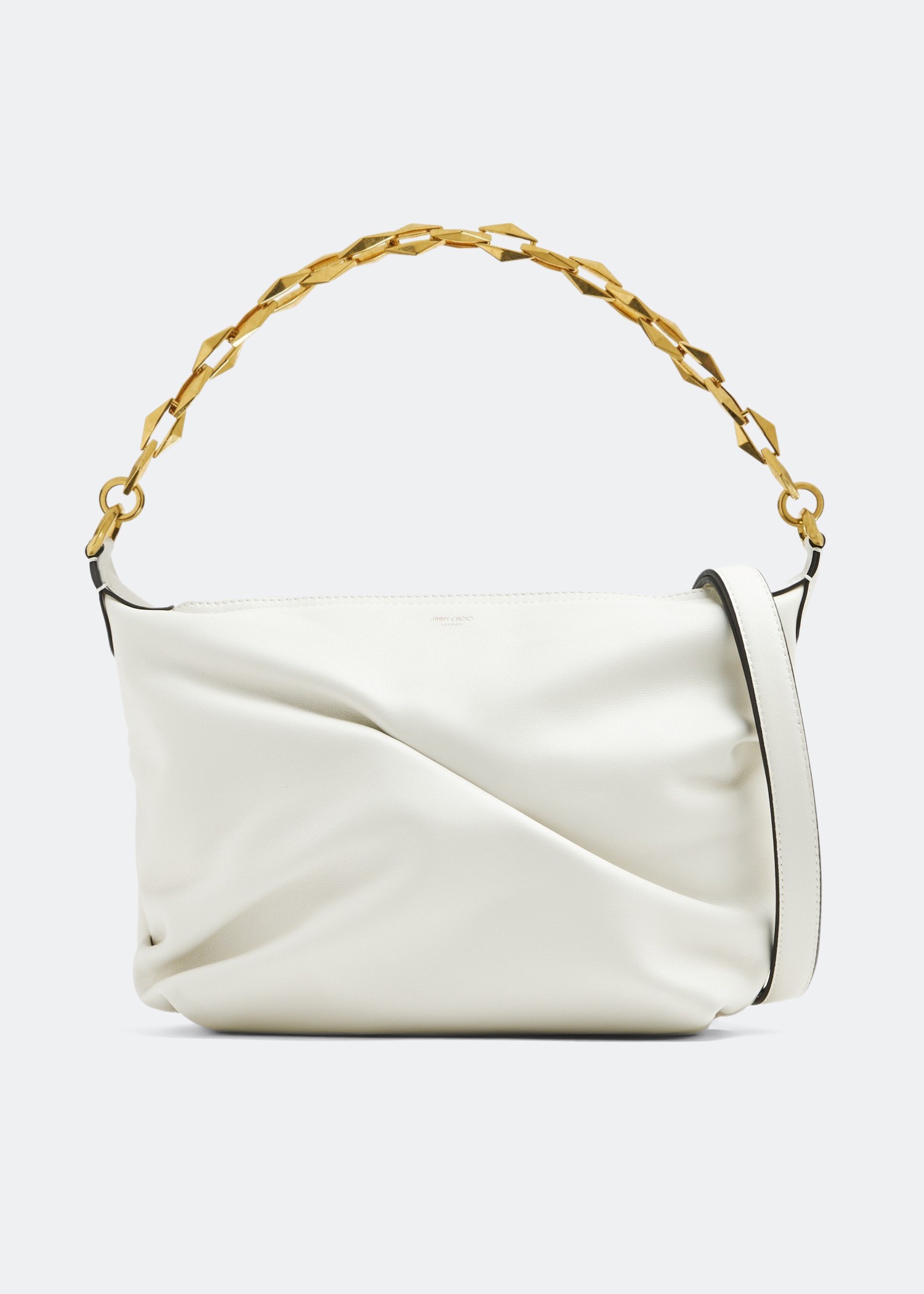 バッグ・カバンその他 JIMMY CHOO Women Bags DIAMOND 121890 JIMMY CHOO DONNA White DIAMONDHOBOSHUT_000702_FRONT_v