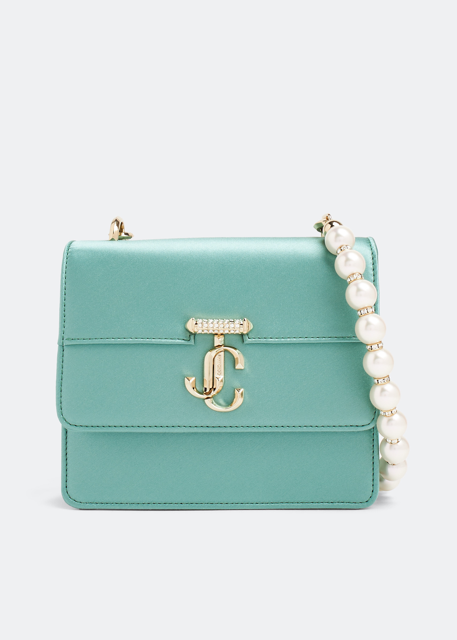 Jimmy Choo Avenue Quad XS shoulder bag for Women - Green in