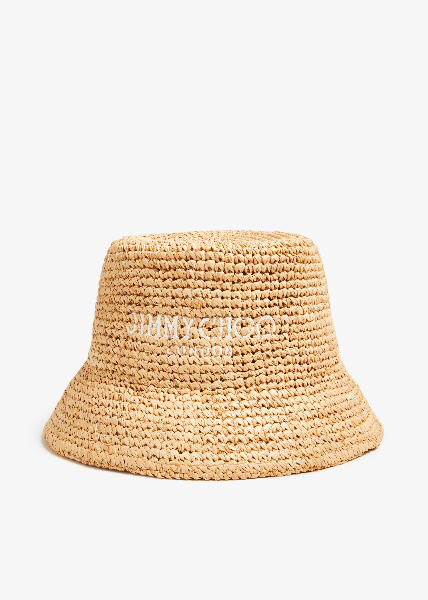 JIMMY CHOO アテナ 刺繍入りNatural ラフィア・バケットハット ATENAA842_121794_FRONT_vg326.jpg