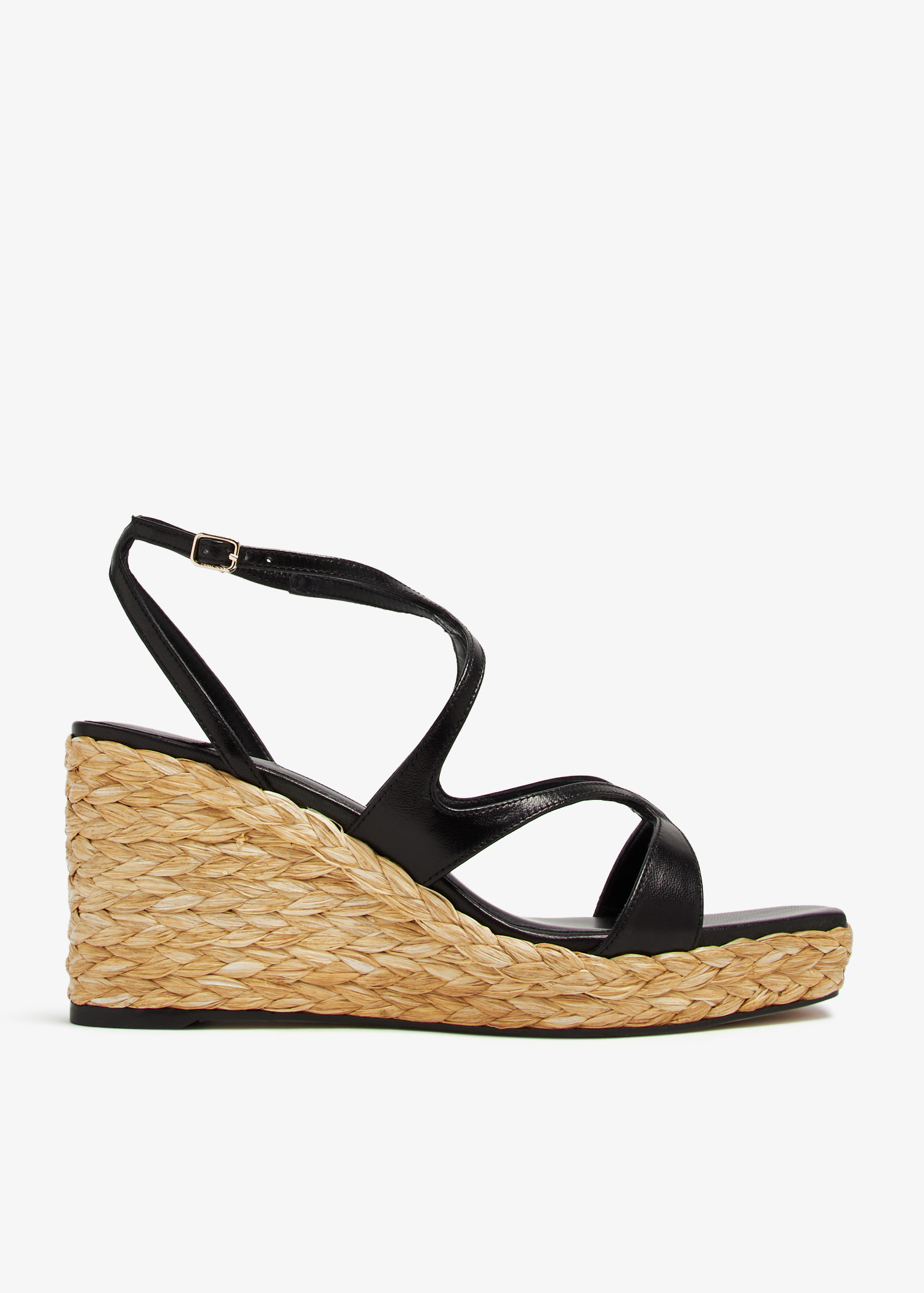 セール★Jimmy Choo★AYLA85 Ayla 85|Gold Metallic Leather Wedge| JIMMY CHOO