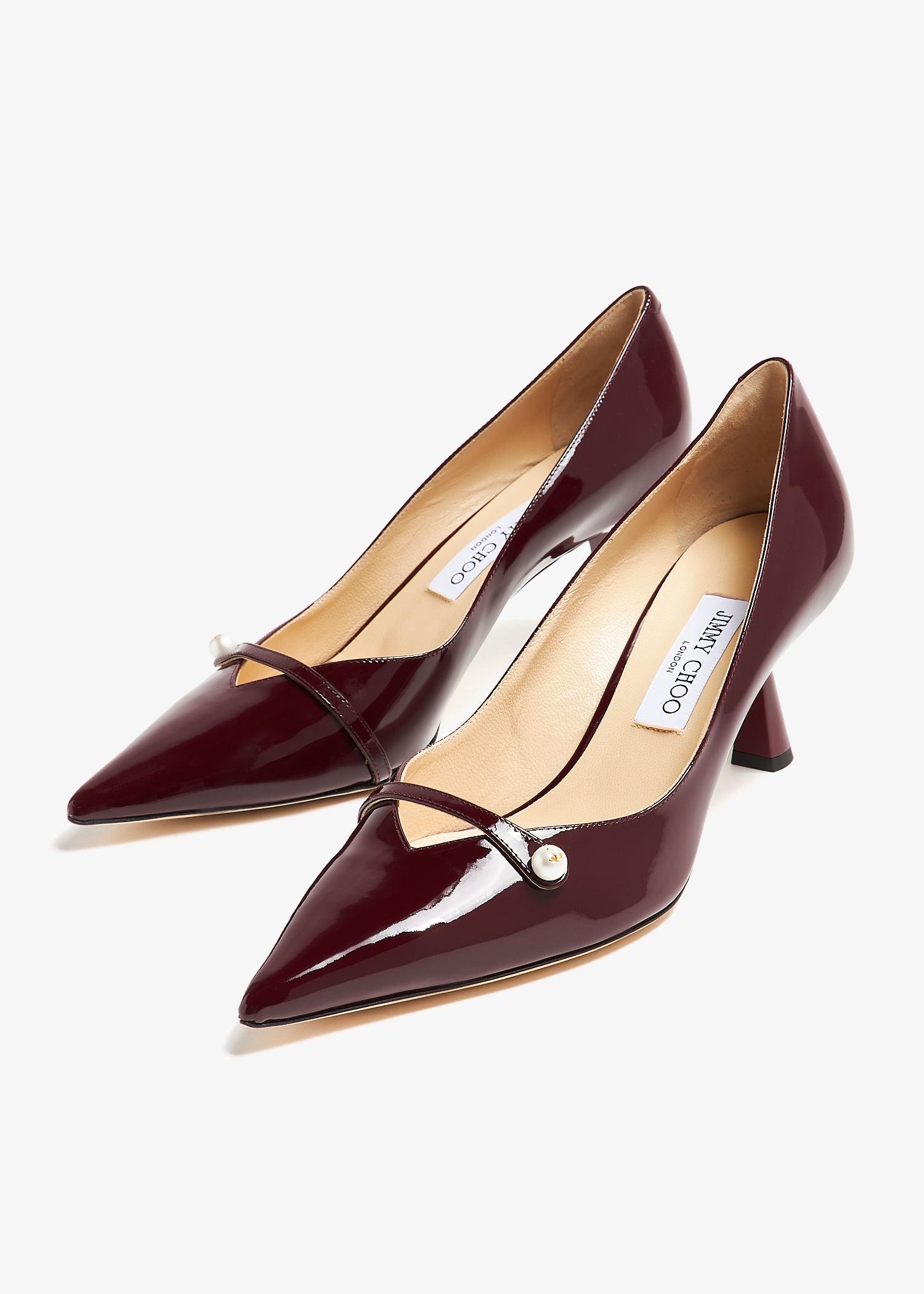 Jimmy Choo Rosalia 65 pumps for Women - Burgundy in UAE