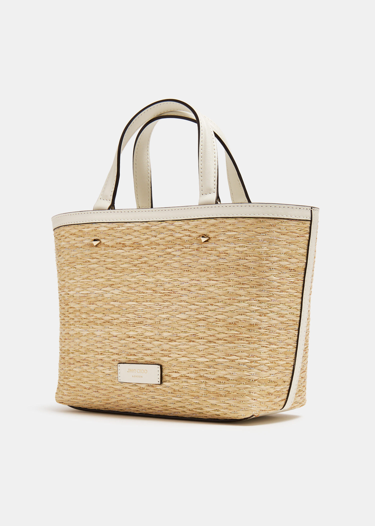 Jimmy Choo Mini Marli tote bag for Women - Beige in KSA | Level Shoes