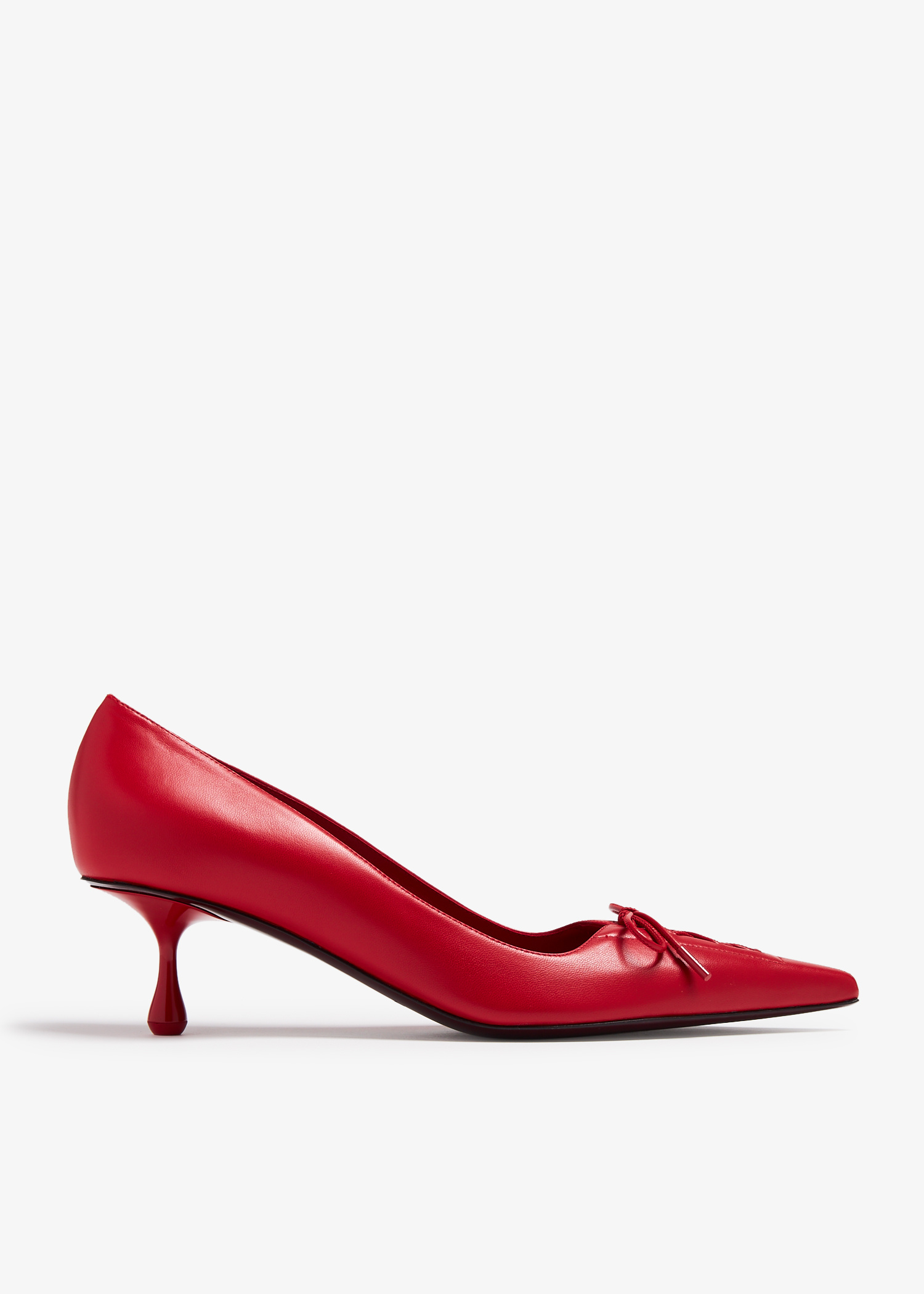JIMMY CHOO☆ Scarlett 50 ラテ パンプス リボン Scarlett 50 | Latte Naplak Leather Pumps | JIMMY CHOO